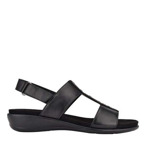 Easy Spirit Hazel Women's Adjustable Wedge Sandals - Black - View 1