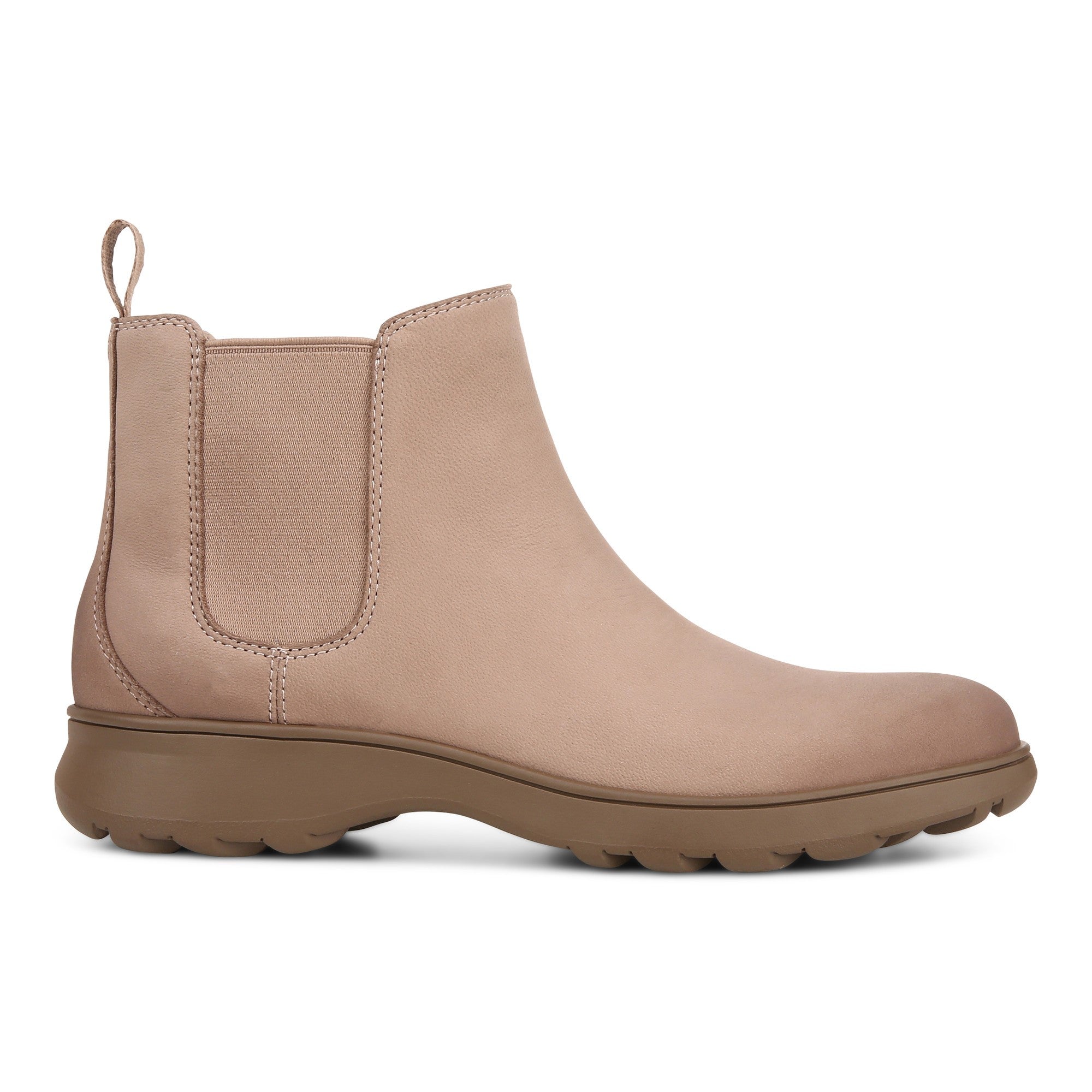 Vionic Evergreen Womens Ankle/Bootie Shrtboot - Taupe Nubuck - Right side