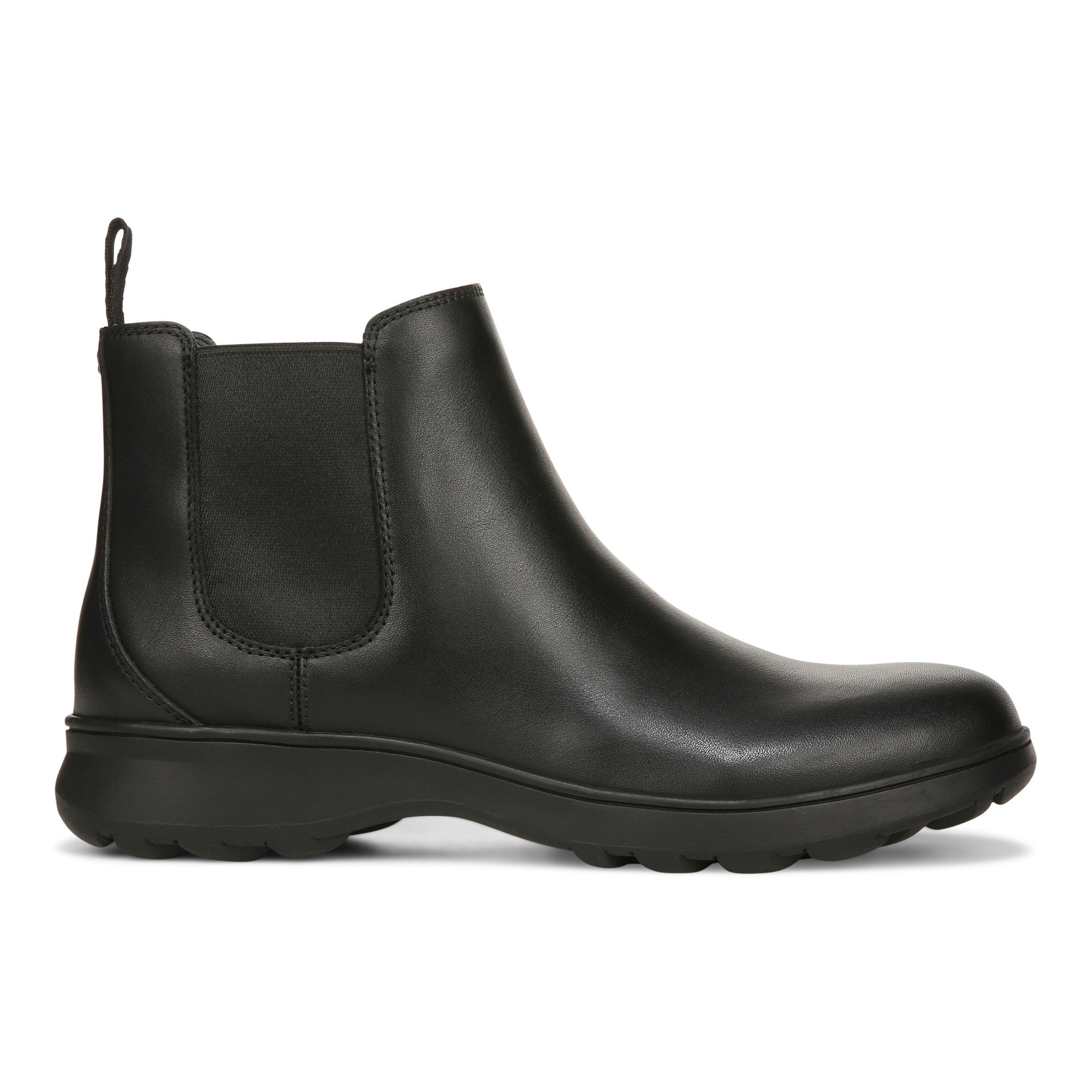 Vionic Evergreen Womens Ankle/Bootie Shrtboot - Black Leather - Right side