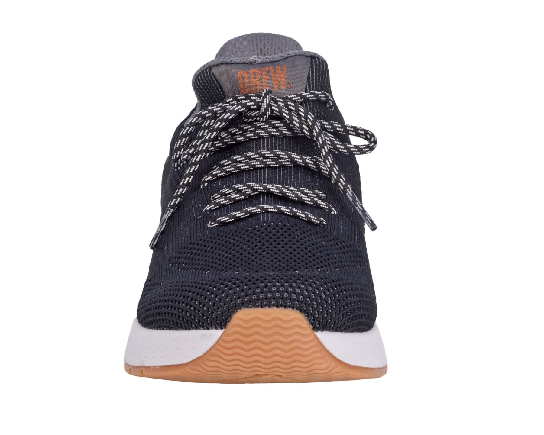 Drew Echo Men's Comfort Sneakers - Black Mesh Combo - Front View