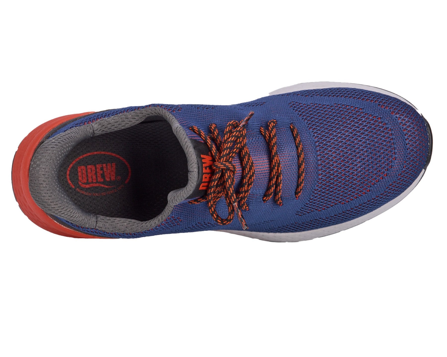 Drew Echo Men's Comfort Sneakers - Navy Mesh Combo - Sole View