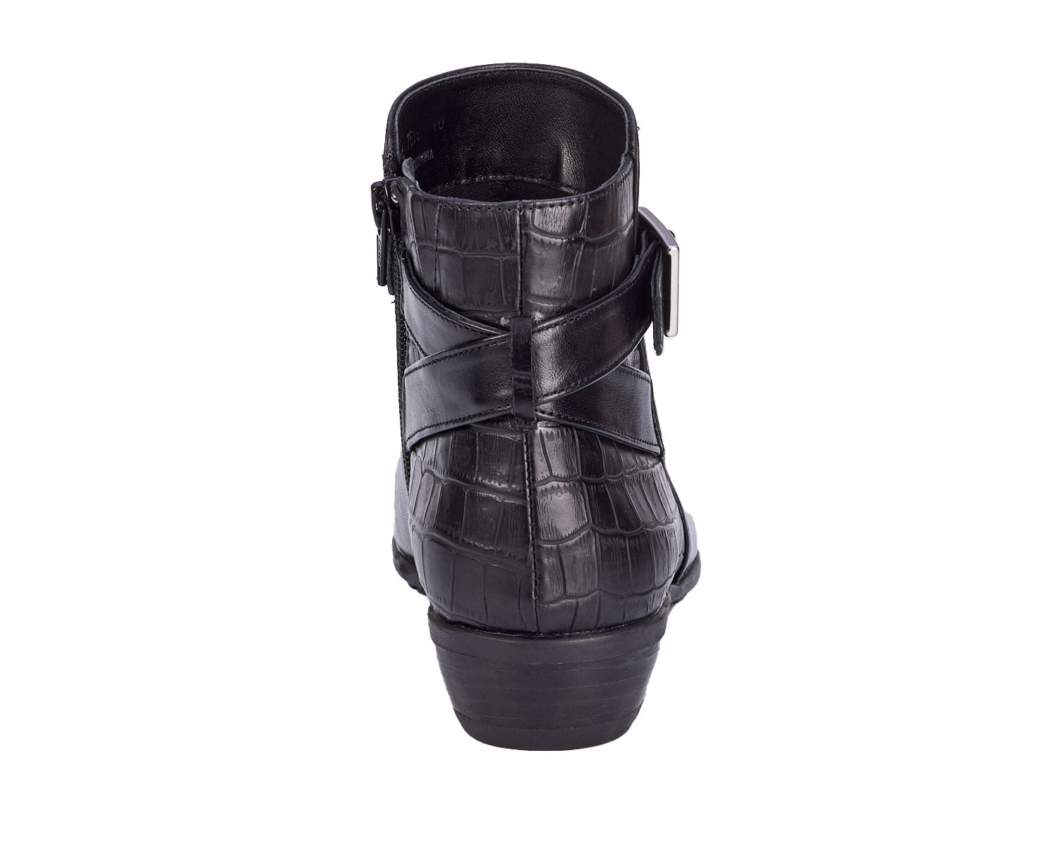 Ros Hommerson Ellis Women's Shootie - Black Napa Leather - Back View