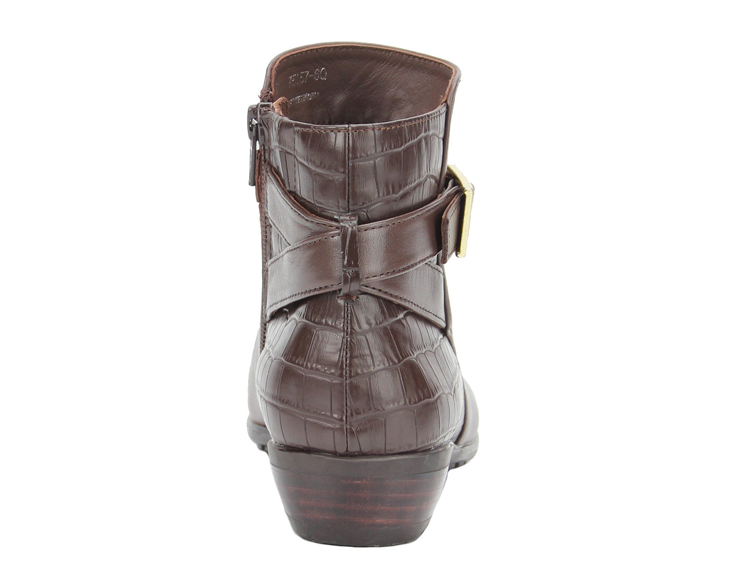 Ros Hommerson Ellis Women's Shootie - Brown Napa Leather - Back View