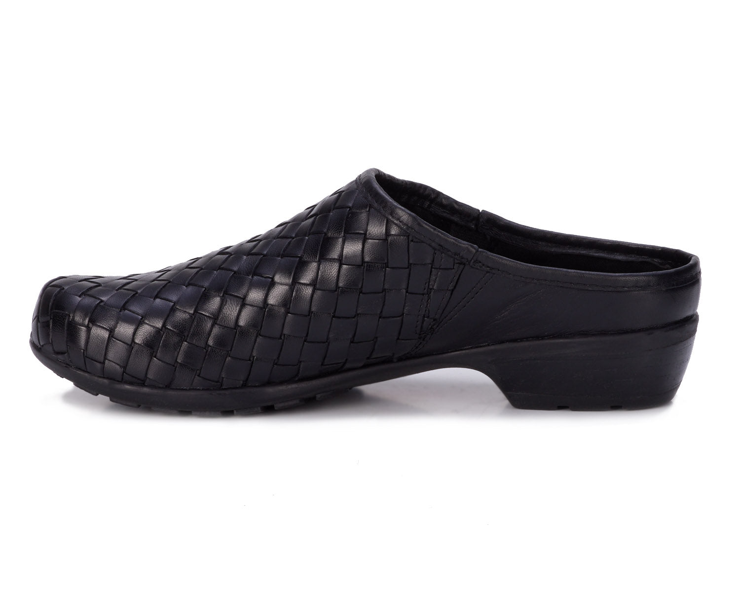 Ros Hommerson Emerson Women's Clog - Black Napa Leather - Inside View