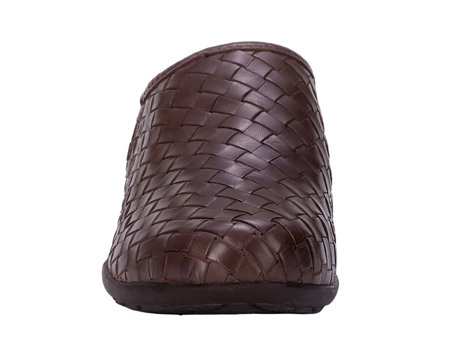 Ros Hommerson Emerson Women's Clog - Brown Napa Leather - Front View
