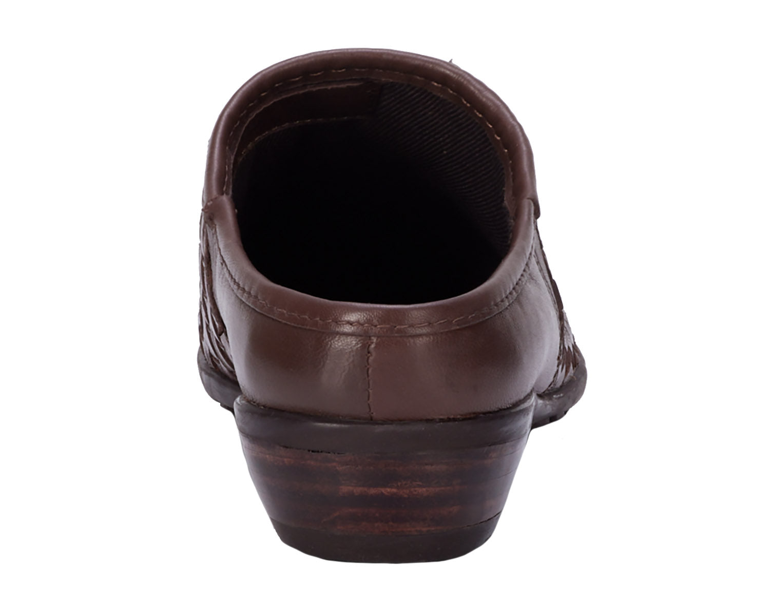 Ros Hommerson Emerson Women's Clog - Brown Napa Leather - Back View