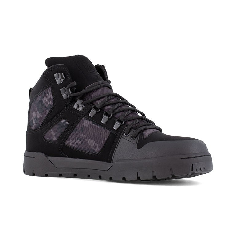 DC Men's DC60603 Black Camo Pure Work Composite Toe Lifestyle - Black Camo - view 07