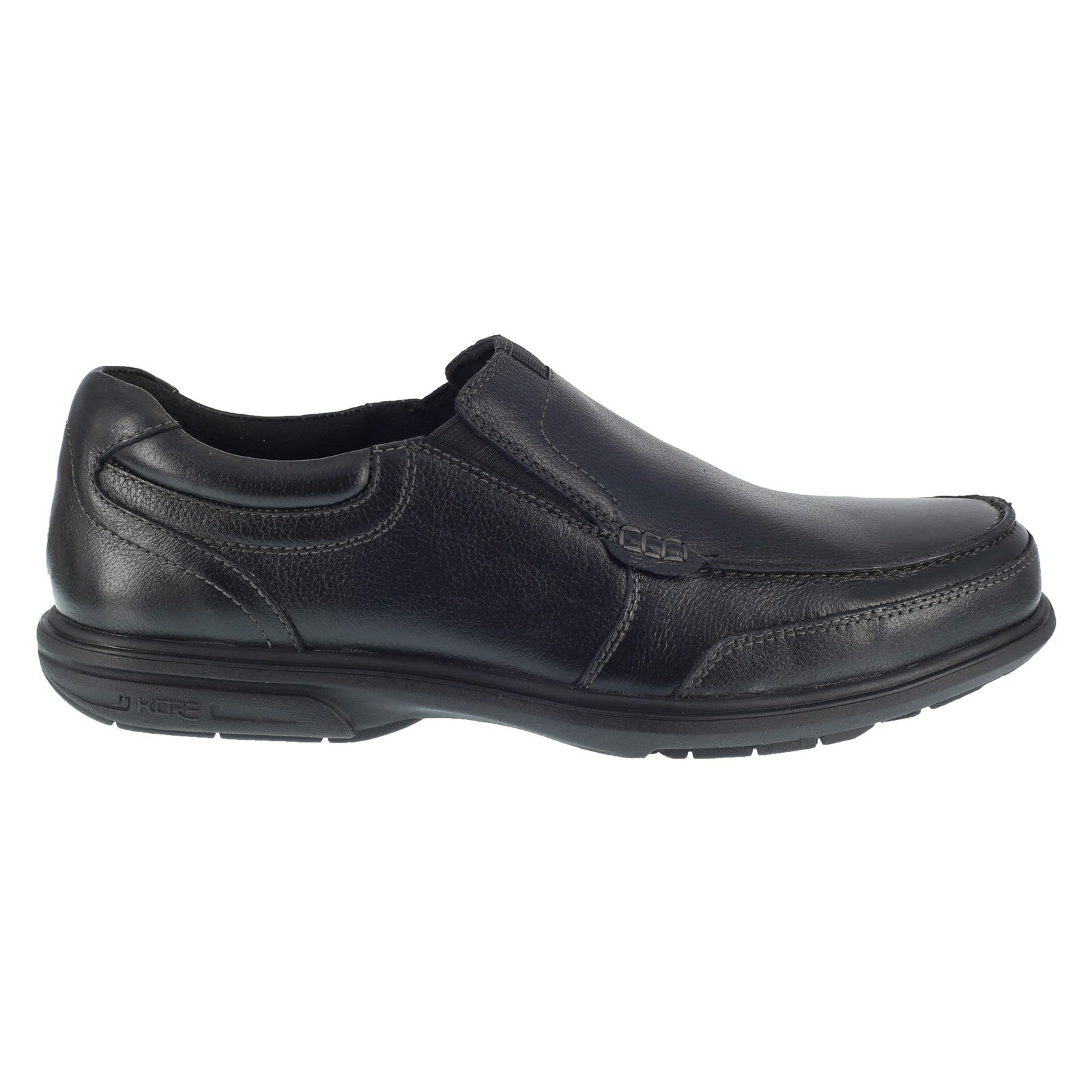 Florsheim Men's FE2020 Black Loedin Steel Toe Casual - Black - view 01