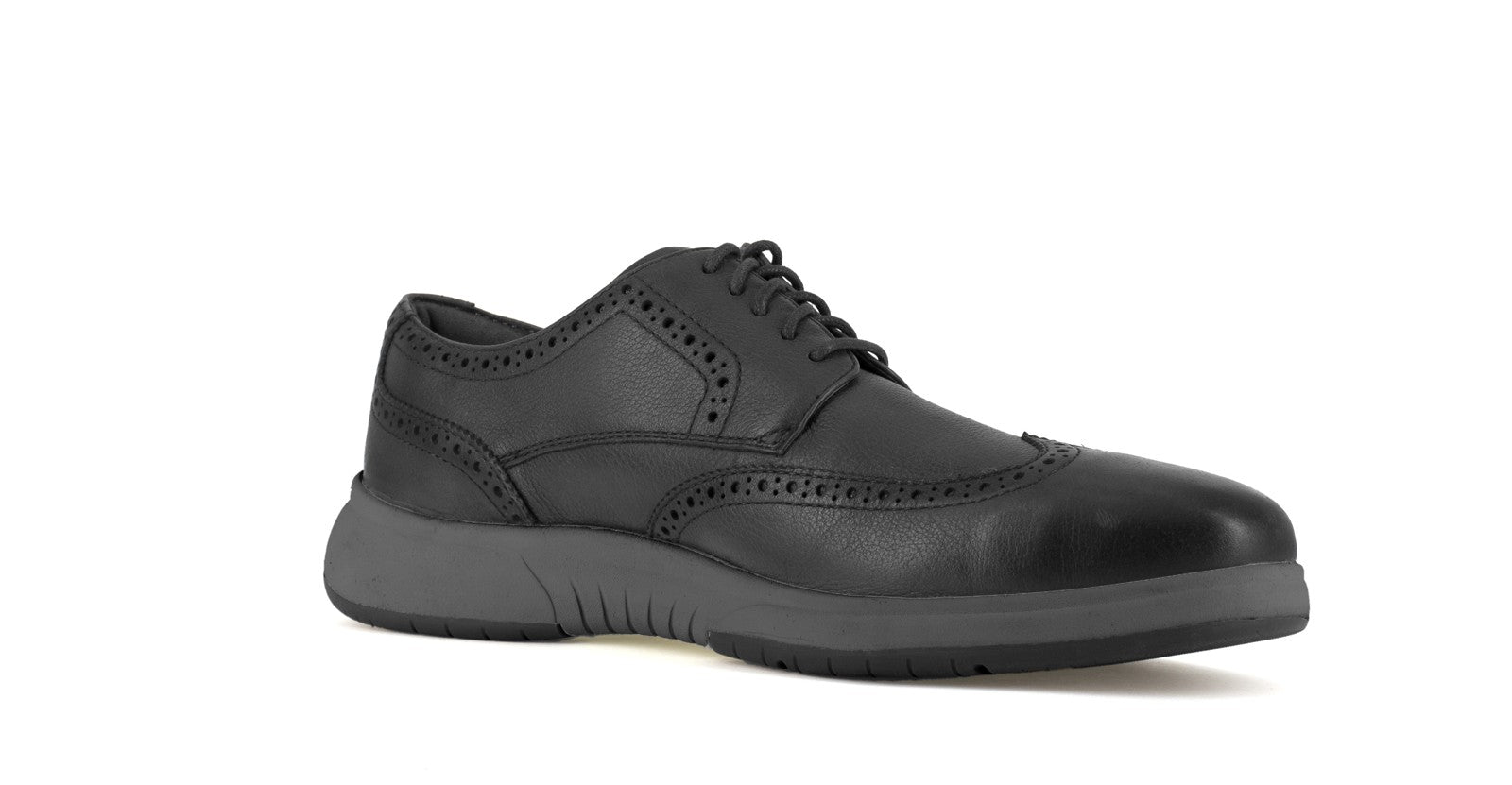 Florsheim Men's Flair Safety Toe Wingtip Work Oxford Industrial Shoe - Black - view 02