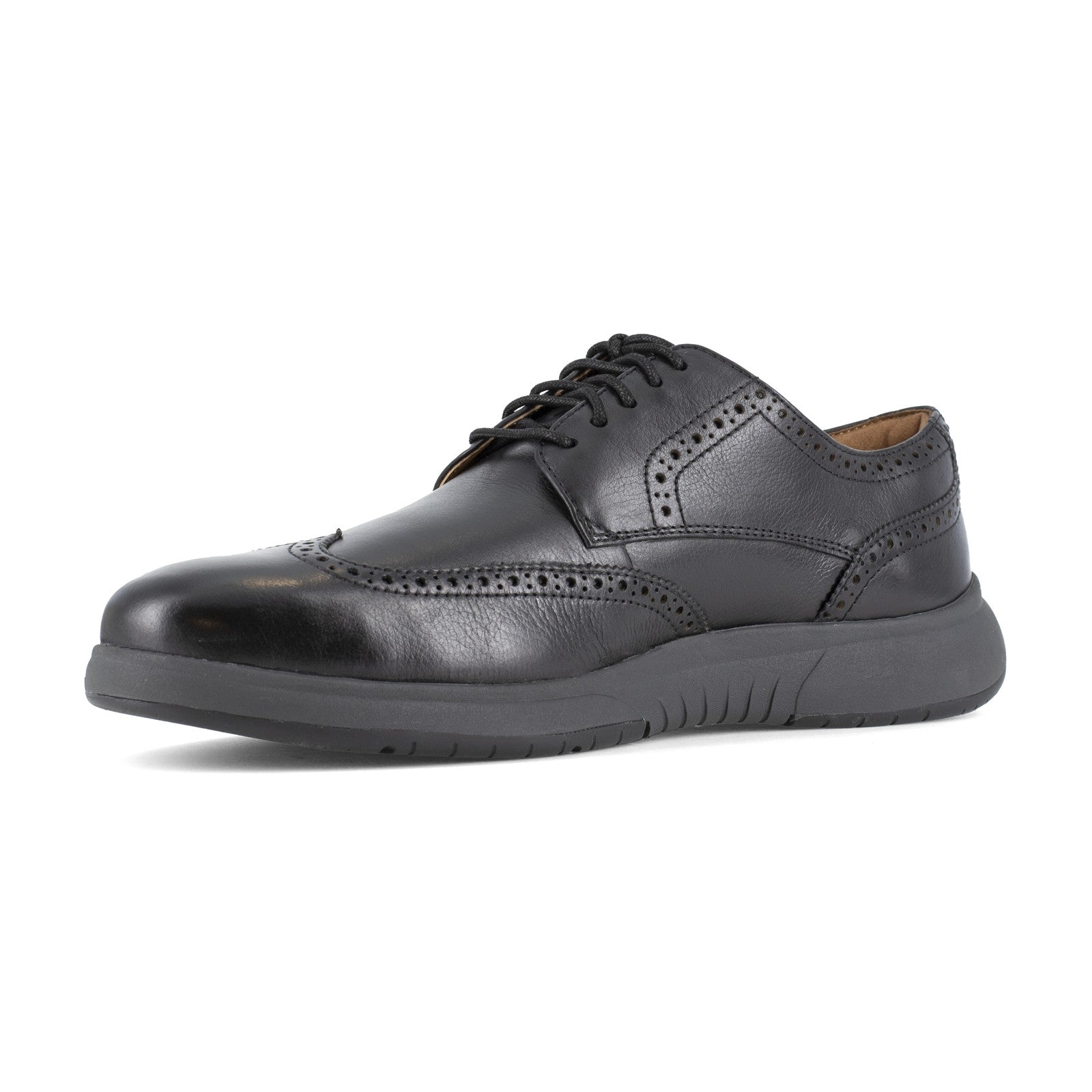 Florsheim Men's Flair Safety Toe Wingtip Work Oxford Industrial Shoe - Black - view 03