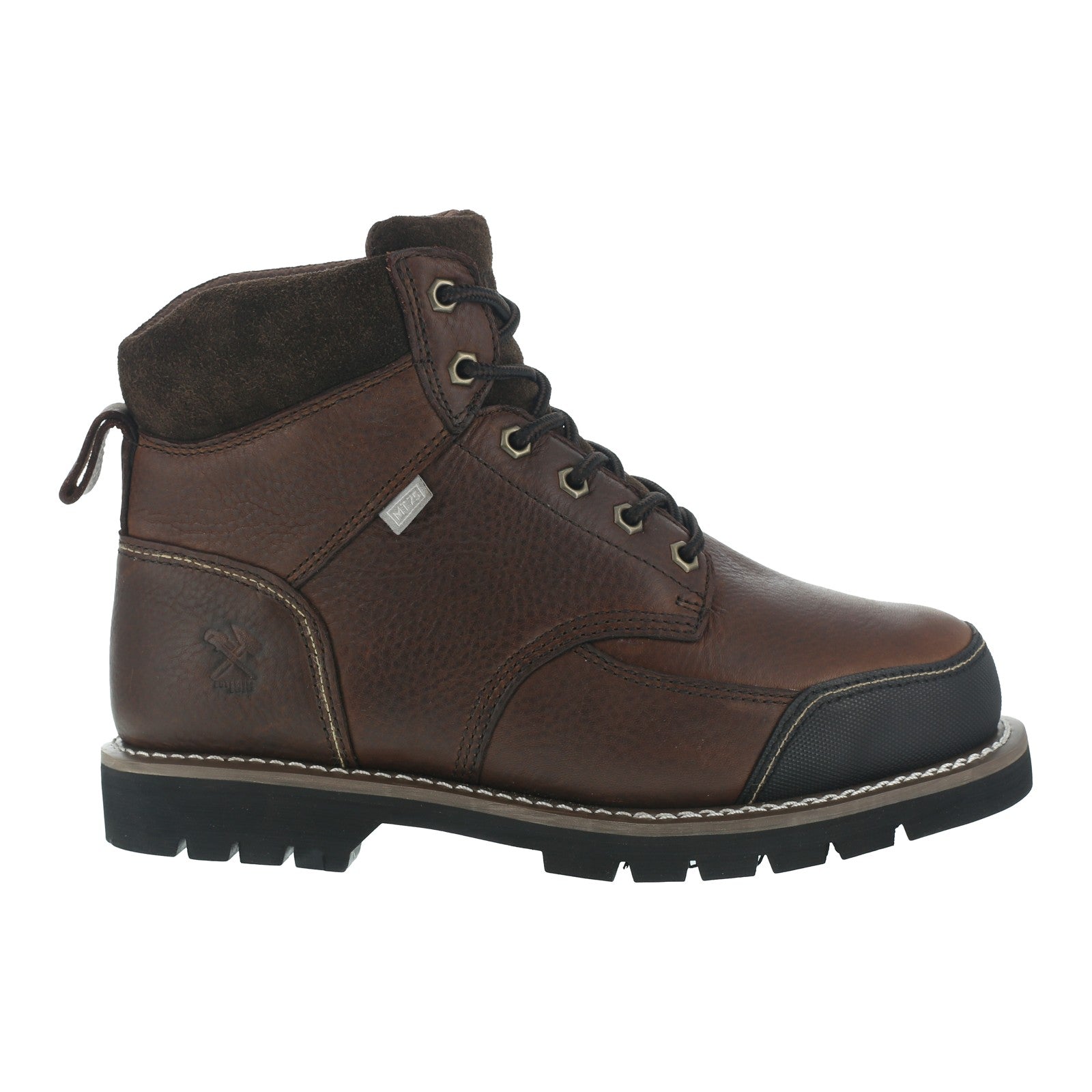 Iron Age Men's IA0163 Dark Brown Dozer Steel Toe 6" Boot - Brown - view 01