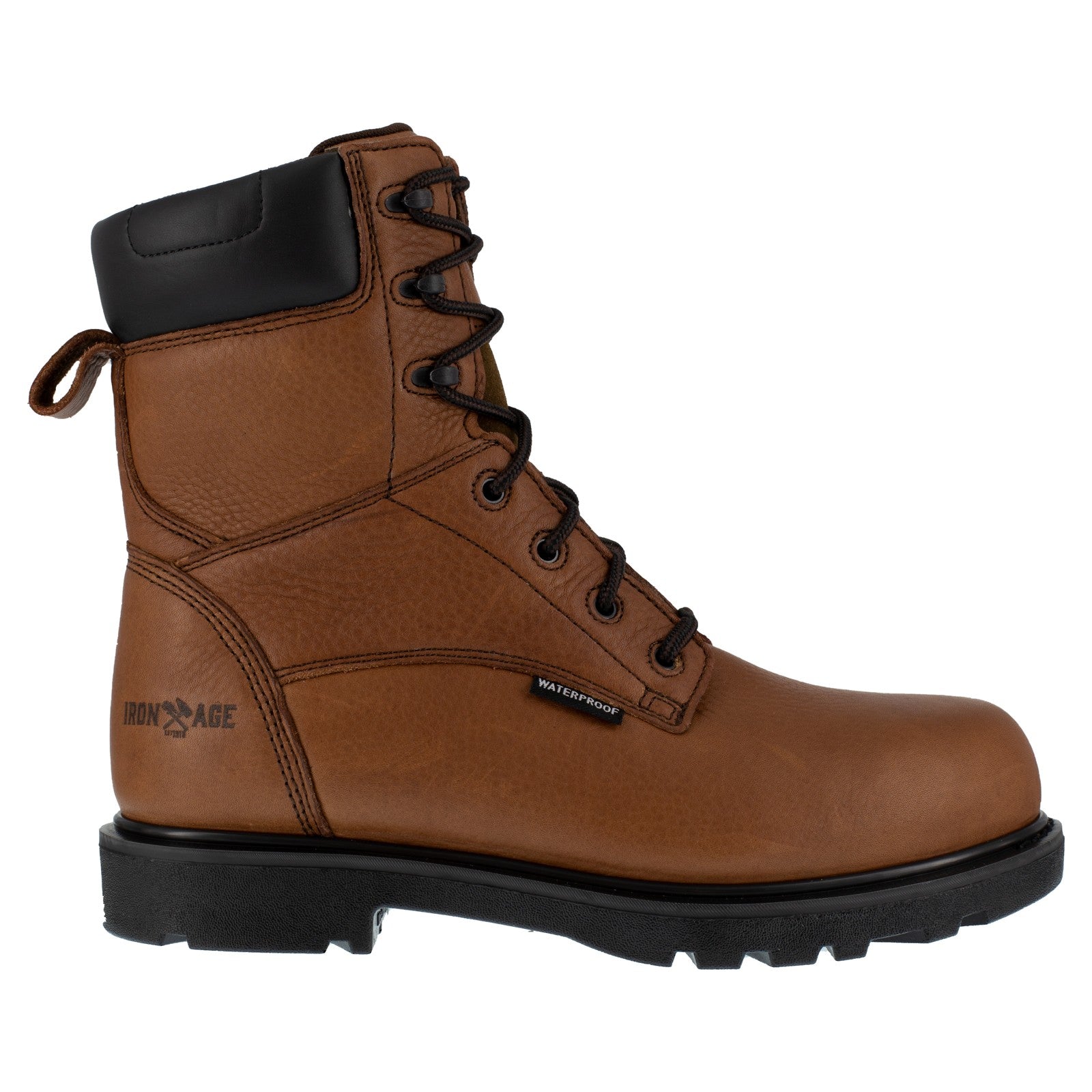 Iron Age Men's IA0180 Brown Hauler Composite Toe 8" Boot - Brown - view 01