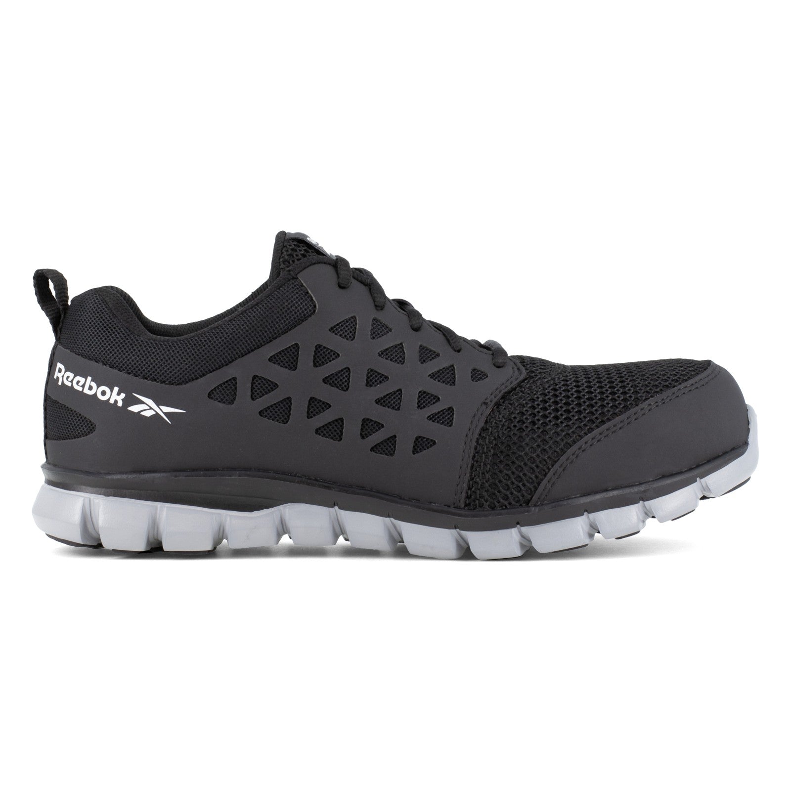 Reebok Men's IB4041 Black Sublite Cushion Work Composite Toe Athletic - Black - view 01