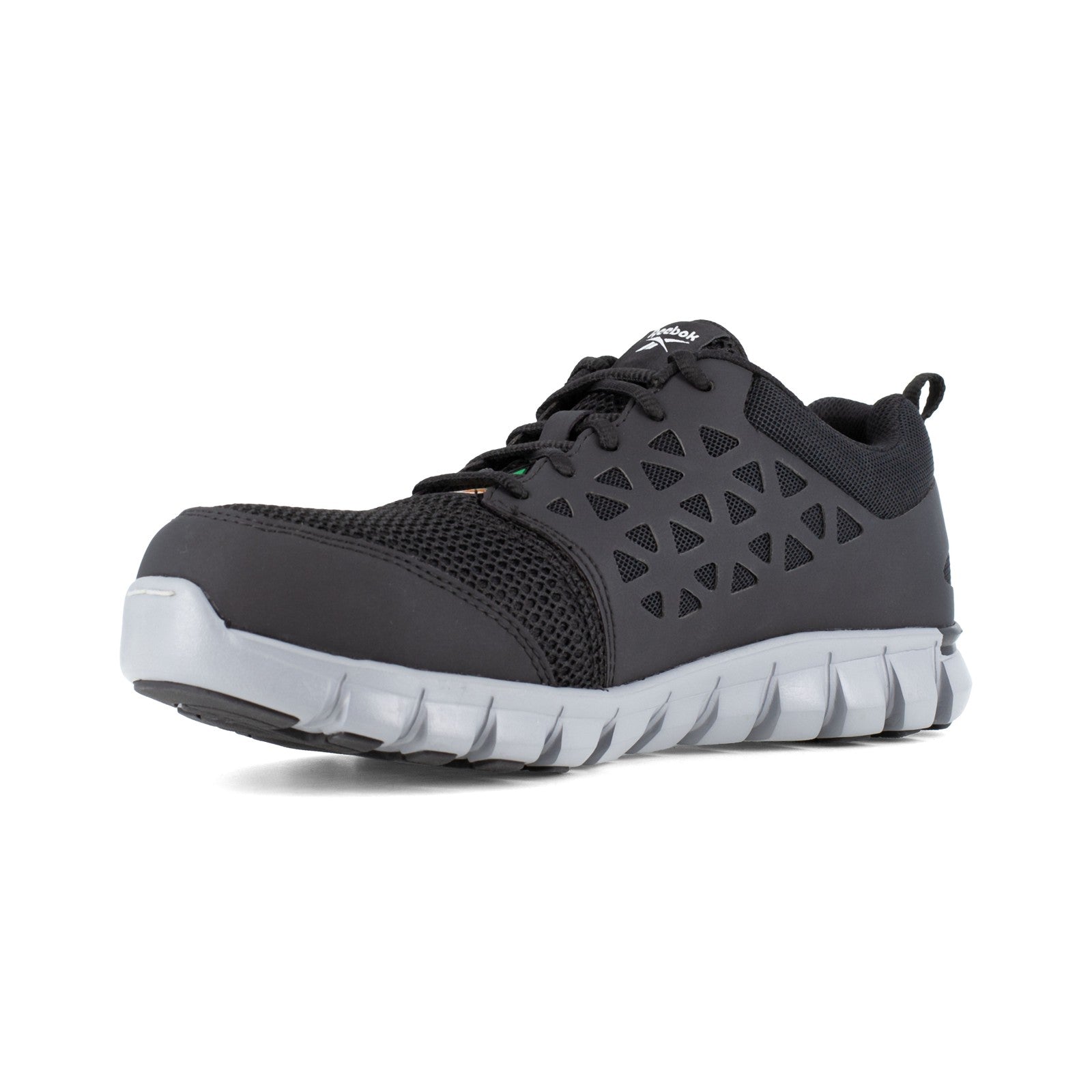 Reebok Men's IB4041 Black Sublite Cushion Work Composite Toe Athletic - Black - view 03