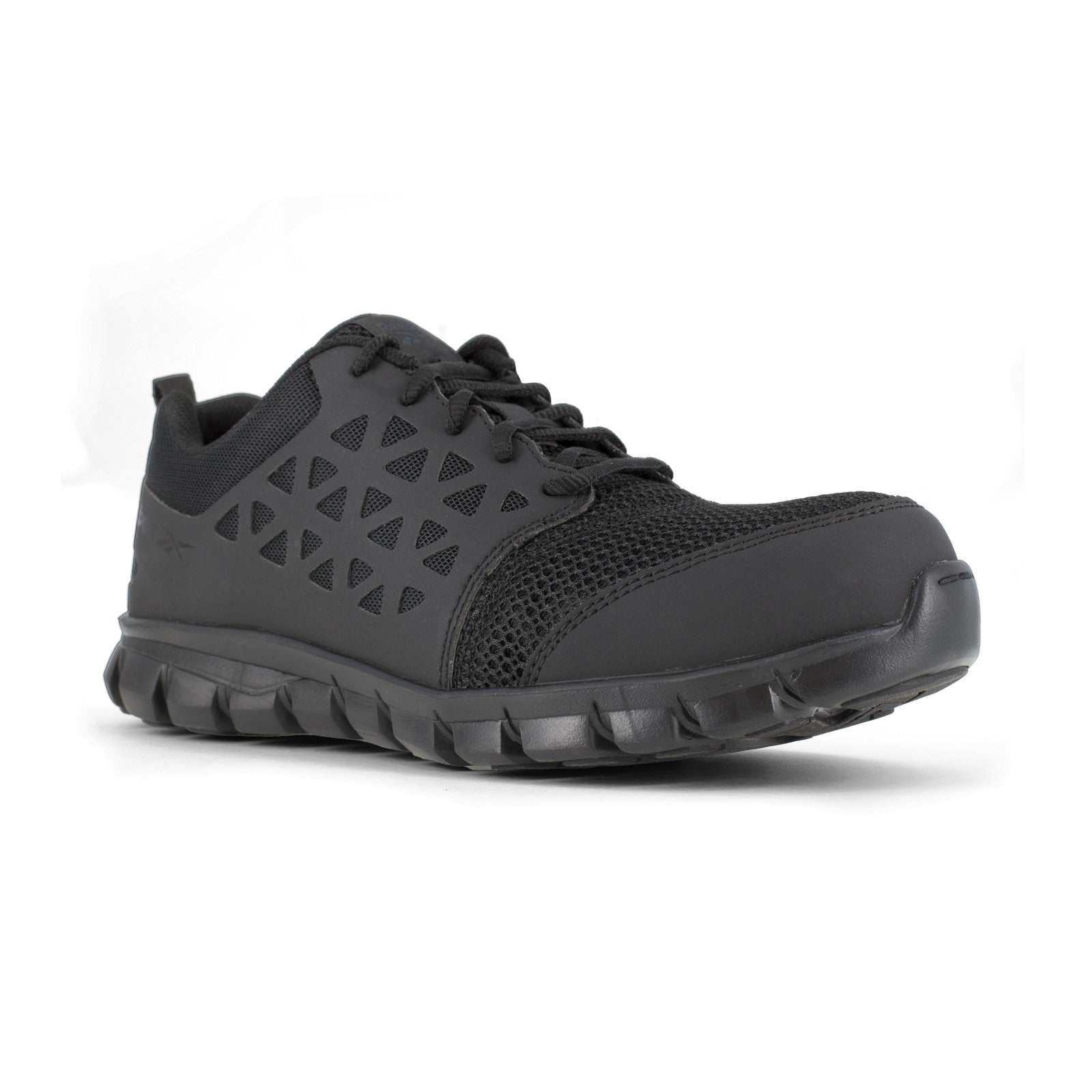 Reebok Women's RB039 Black Sublite Cushion Work Composite Toe Athletic - Black - view 02