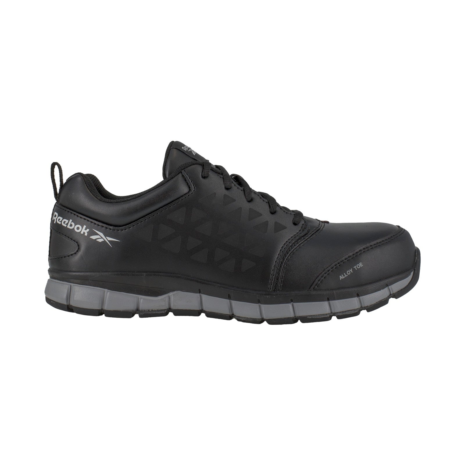 Reebok Women's RB049 Black Sublite Cushion Work Alloy Toe Athletic - Black - view 01
