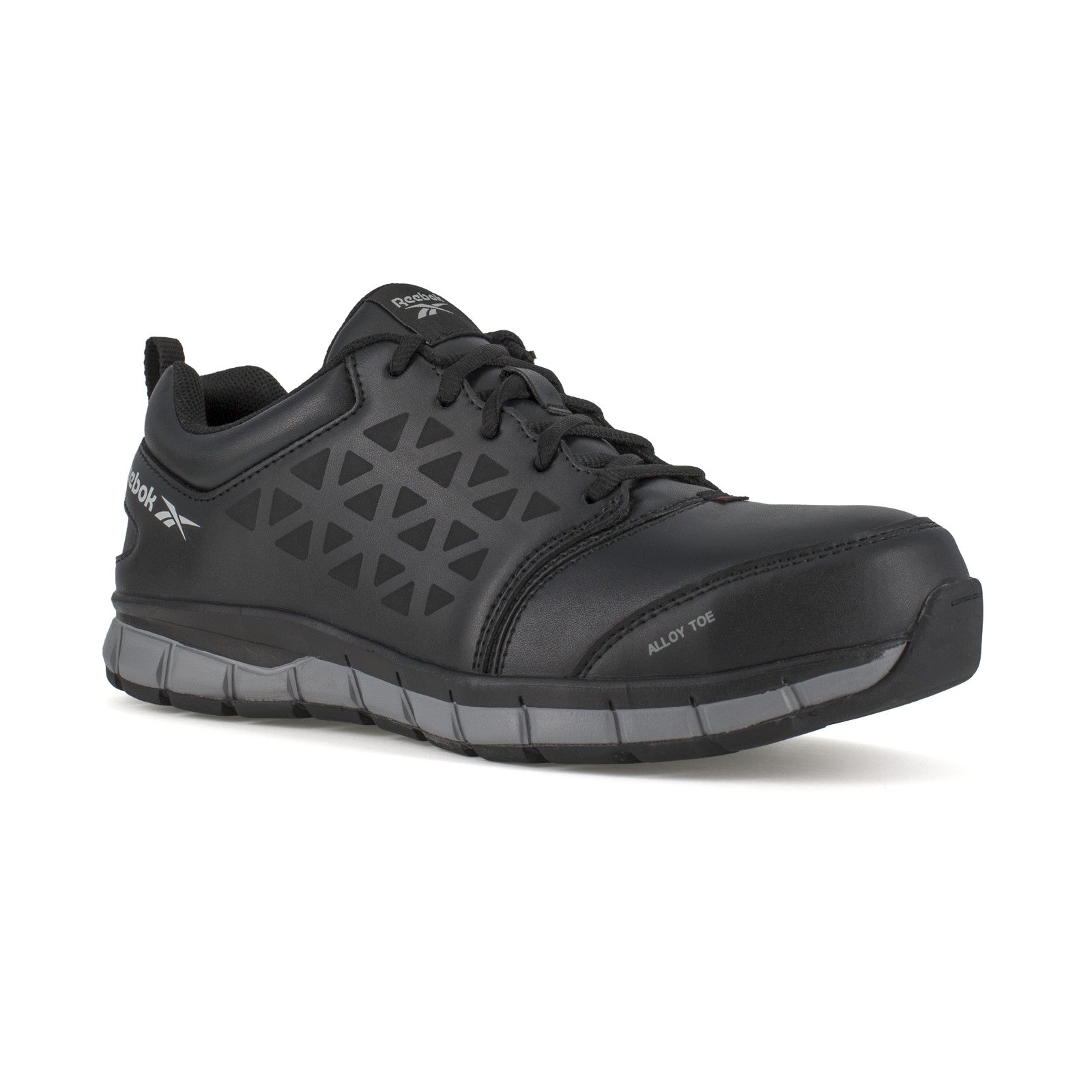 Reebok Women's RB049 Black Sublite Cushion Work Alloy Toe Athletic - Black - view 02