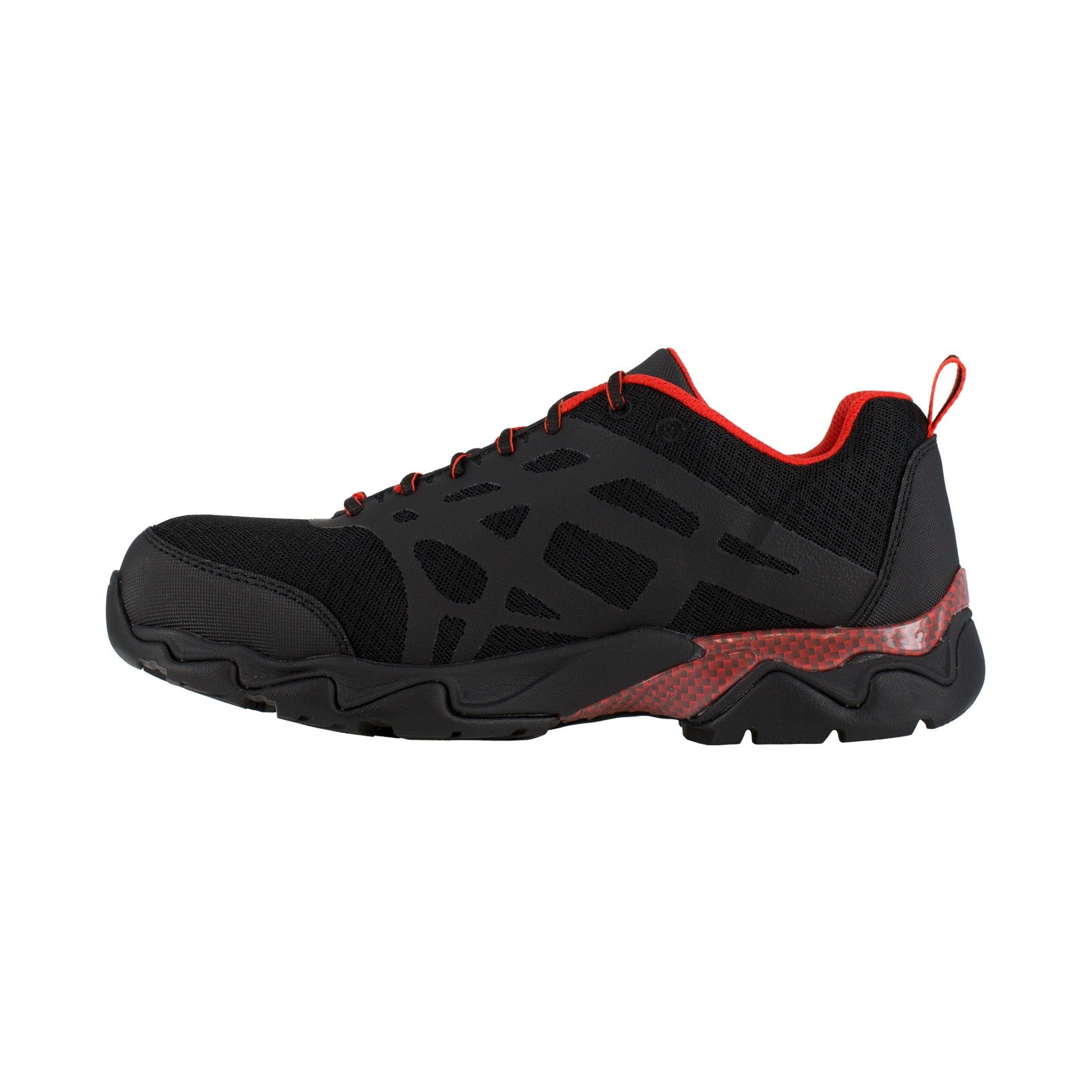 Reebok Men's RB1061 Black with Red Trim Beamer Composite Toe Athletic - Black with Red Trim - view 04