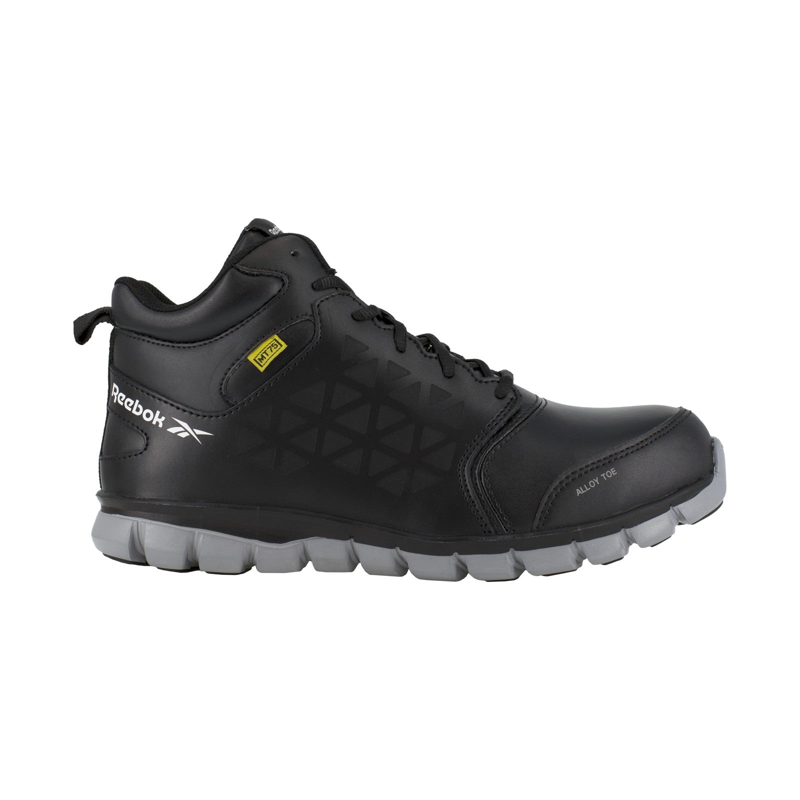 Reebok Women's RB143 Black Sublite Cushion Work Alloy Toe Mid-Cut - Black - view 01