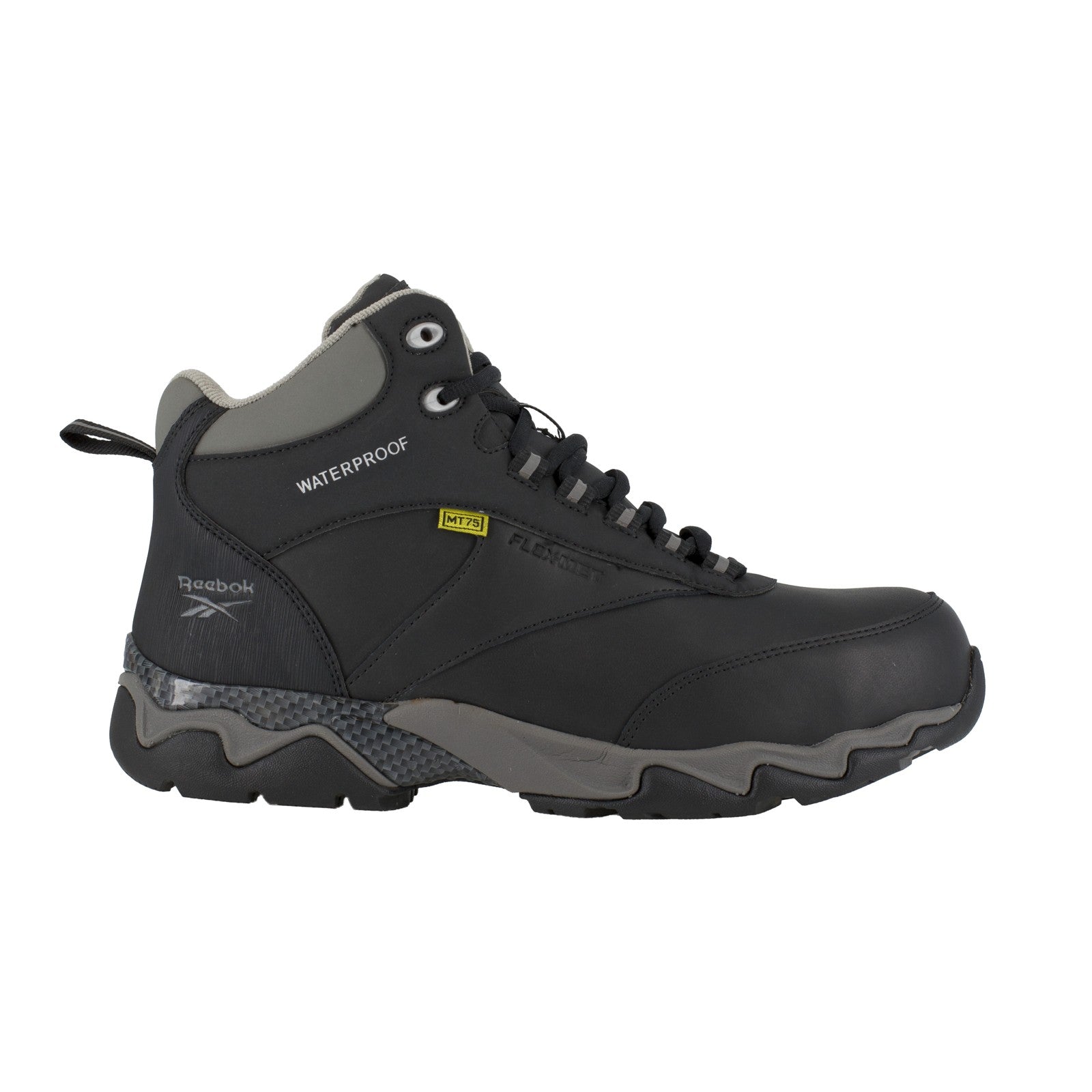 Reebok Women's RB167 Black with Grey Trim Beamer Composite Toe Mid-Cut - Black - view 01