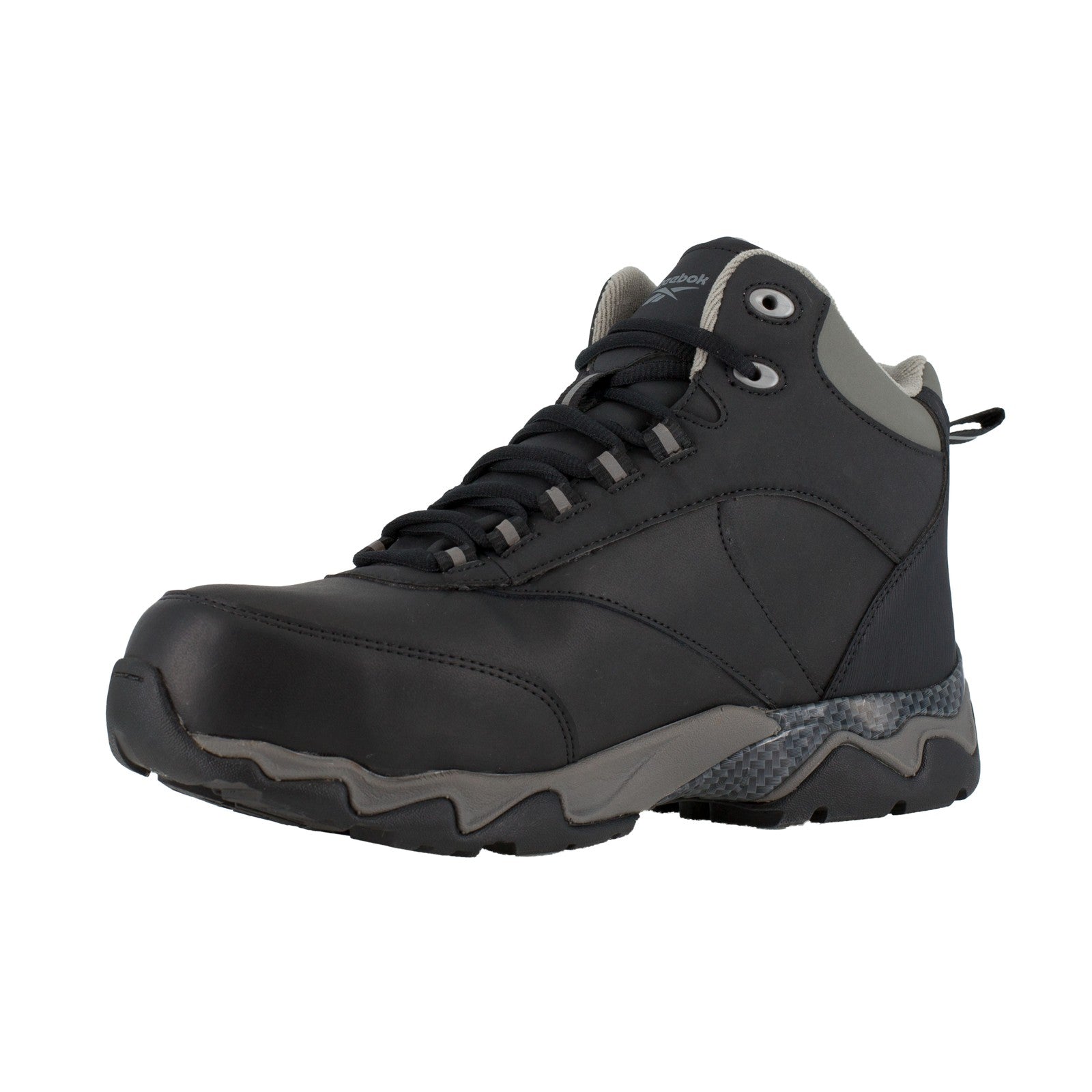 Reebok Women's RB167 Black with Grey Trim Beamer Composite Toe Mid-Cut - Black - view 03