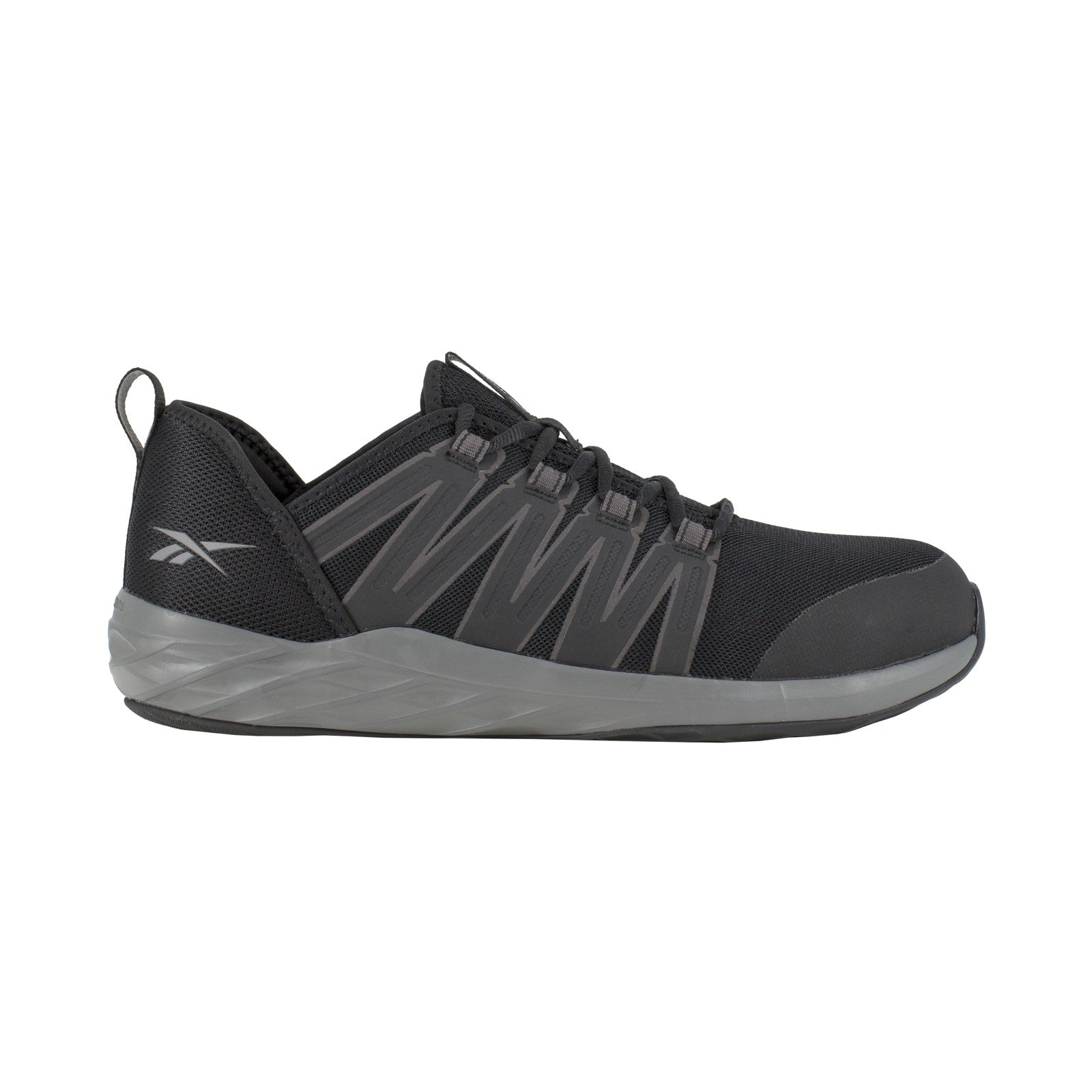 Reebok Men's RB2211 Black and Dark Grey Astroride Work Steel Toe Athletic - Black and Dark Grey - view 01