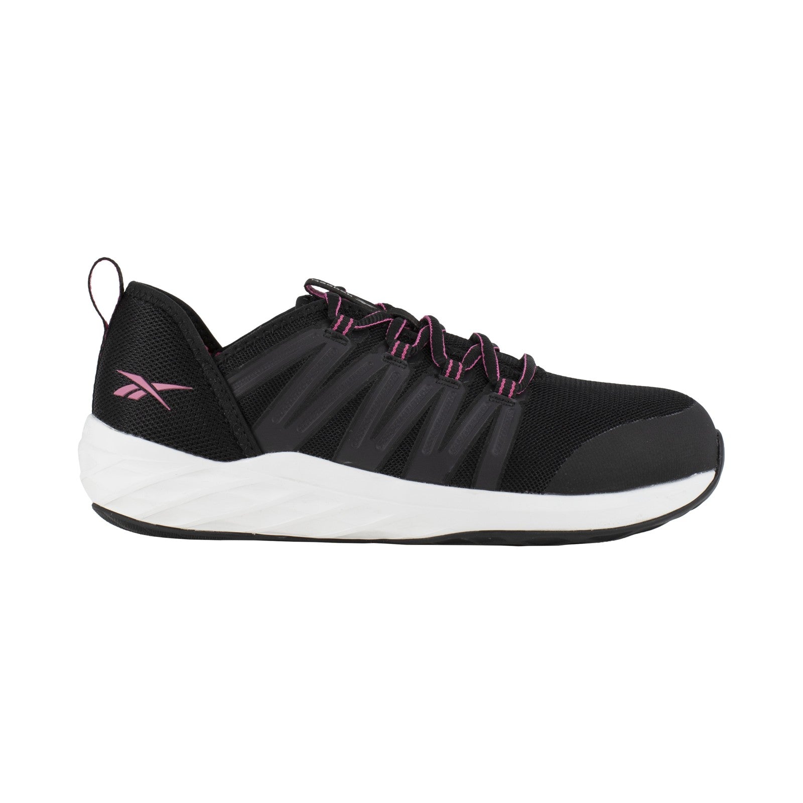 Reebok Work Women's Astroride Steel Toe Static Dissipative Athletic Shoe - Black and Pink - view 01