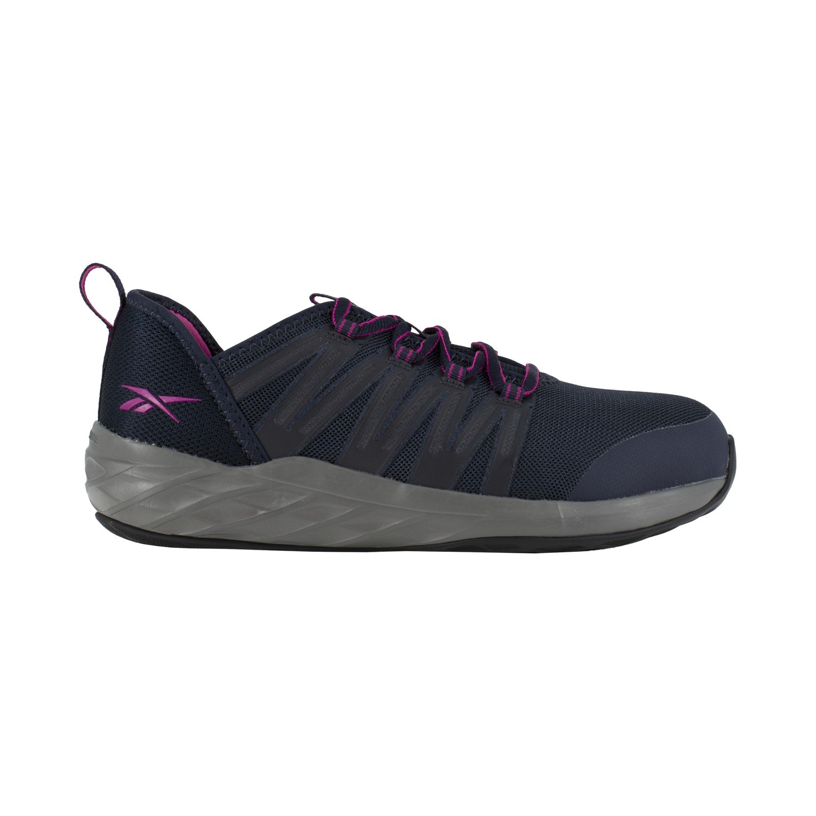 Reebok Work Women's Astroride Steel Toe Static Dissipative Athletic Shoe - Dark Navy and Purple - view 01