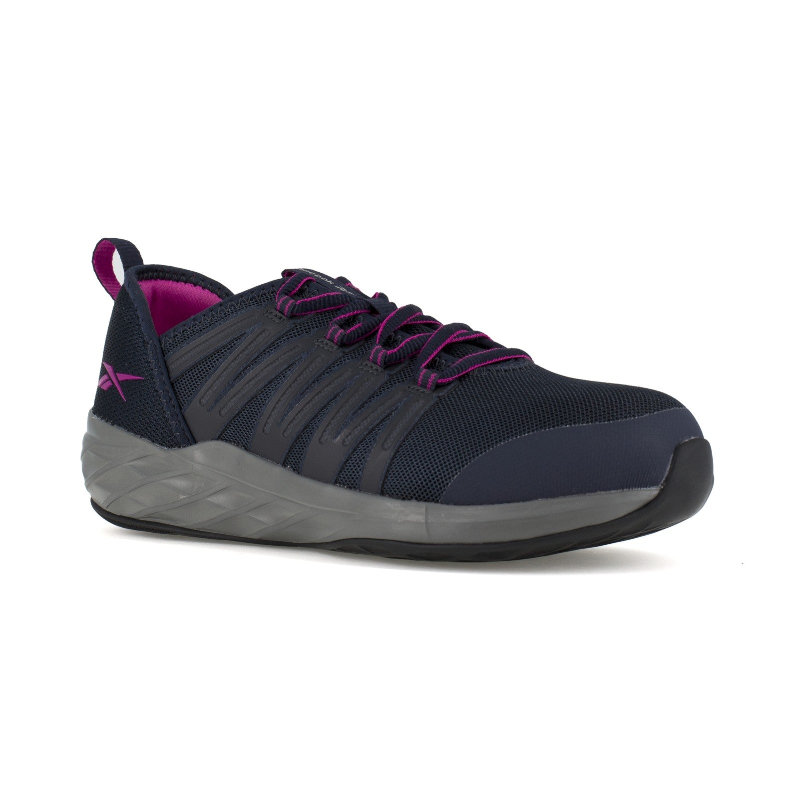 Reebok Work Women's Astroride Steel Toe Static Dissipative Athletic Shoe - Dark Navy and Purple - view 02