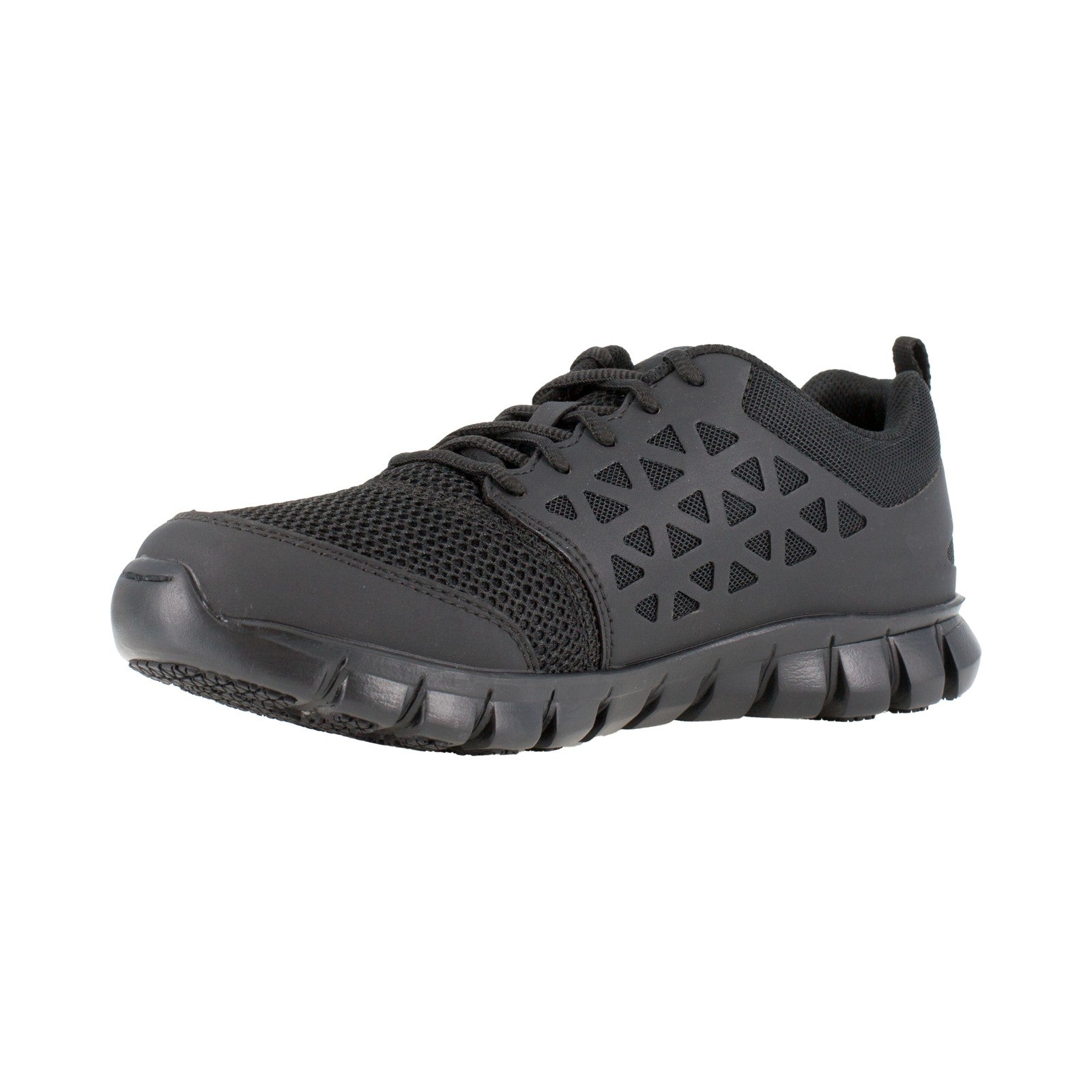 Reebok Men's RB4035 Black Sublite Cushion Work Soft Toe Athletic - Black - view 03