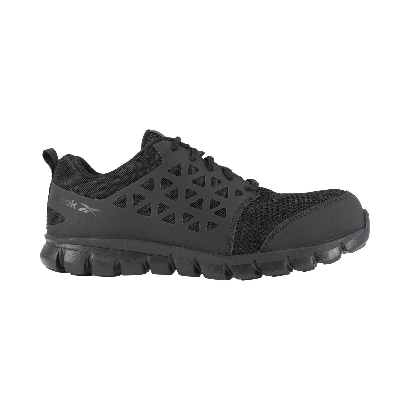 Reebok Men's RB4039 Black Sublite Cushion Work Composite Toe Athletic - Black - view 01