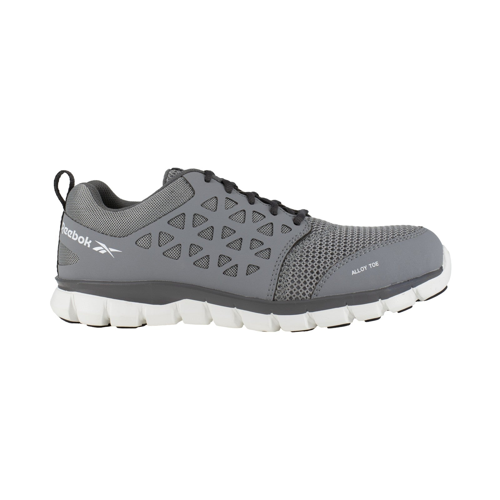Reebok Work Men's Sublite Cushion Alloy Toe Comfort Athletic Work Shoe - Grey - view 01