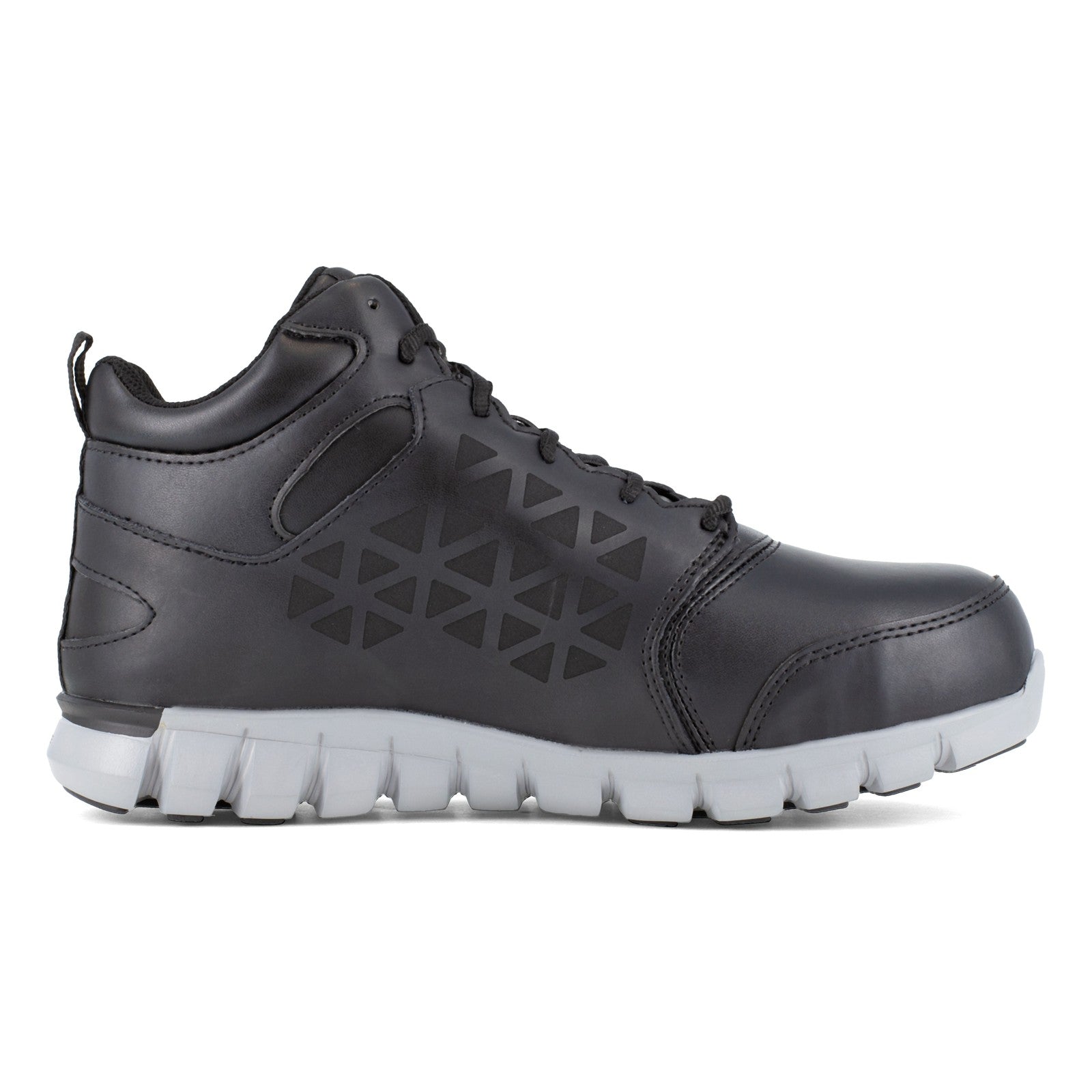 Reebok Men's RB4143 Black Sublite Cushion Work Alloy Toe Mid-Cut - Black - view 06