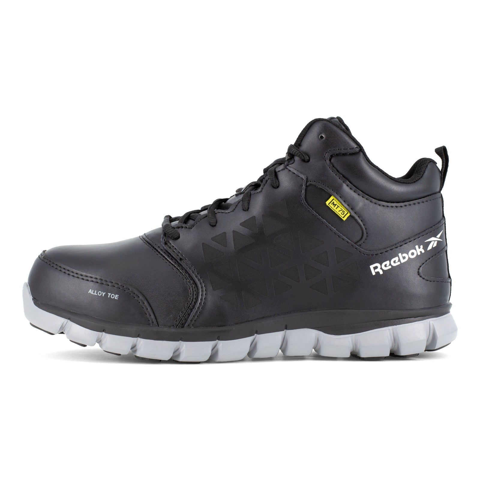 Reebok Men's RB4143 Black Sublite Cushion Work Alloy Toe Mid-Cut - Black - view 09