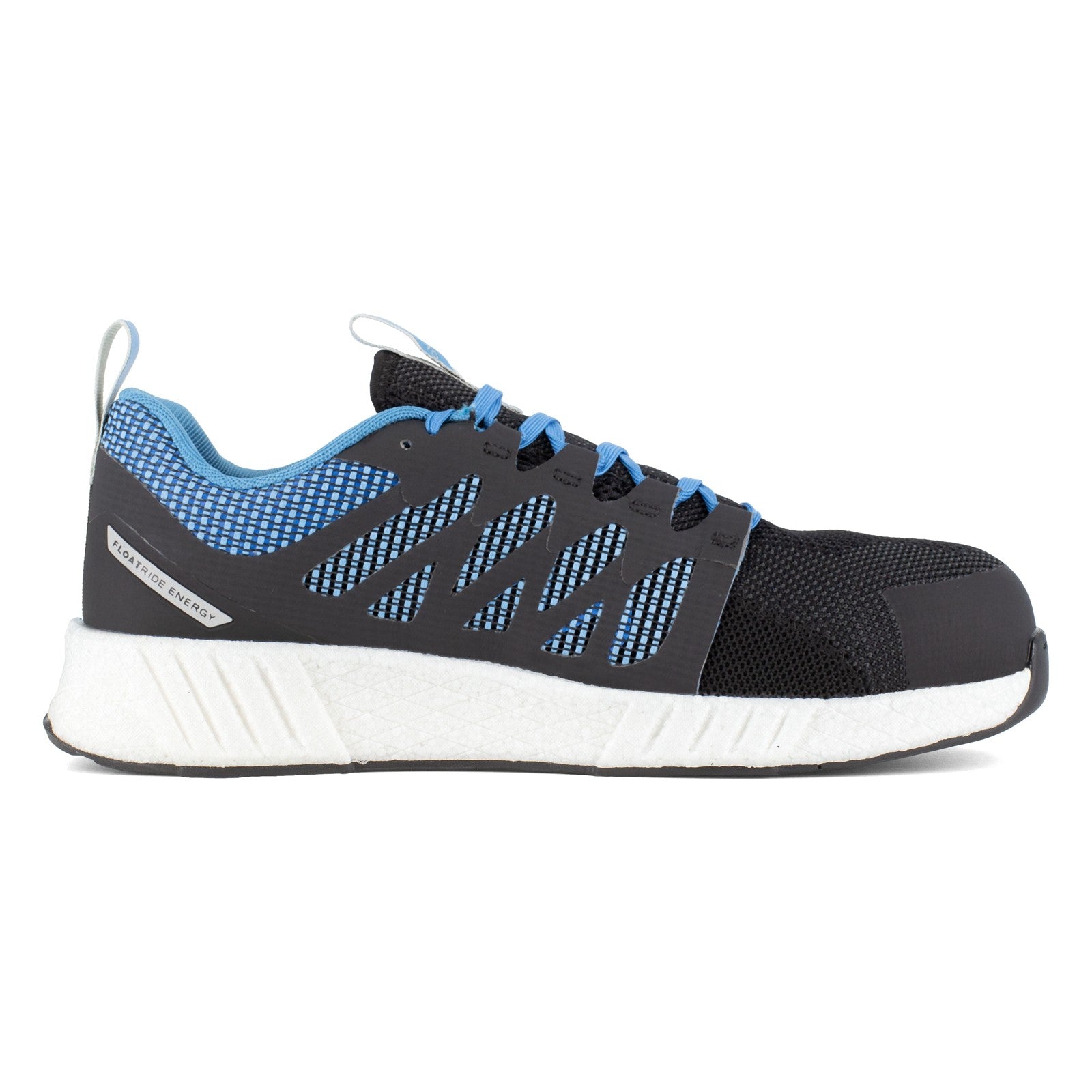 Reebok Men's RB4314 Black and Blue Fusion Flexweave Work Composite Toe Athletic - Black/Blue - view 06