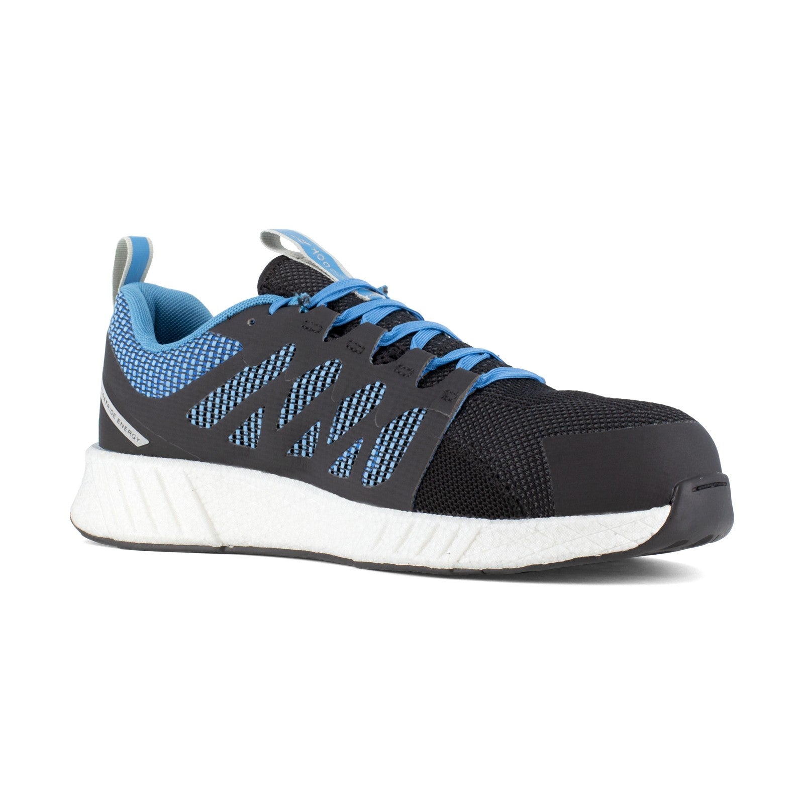 Reebok Men's RB4314 Black and Blue Fusion Flexweave Work Composite Toe Athletic - Black/Blue - view 07