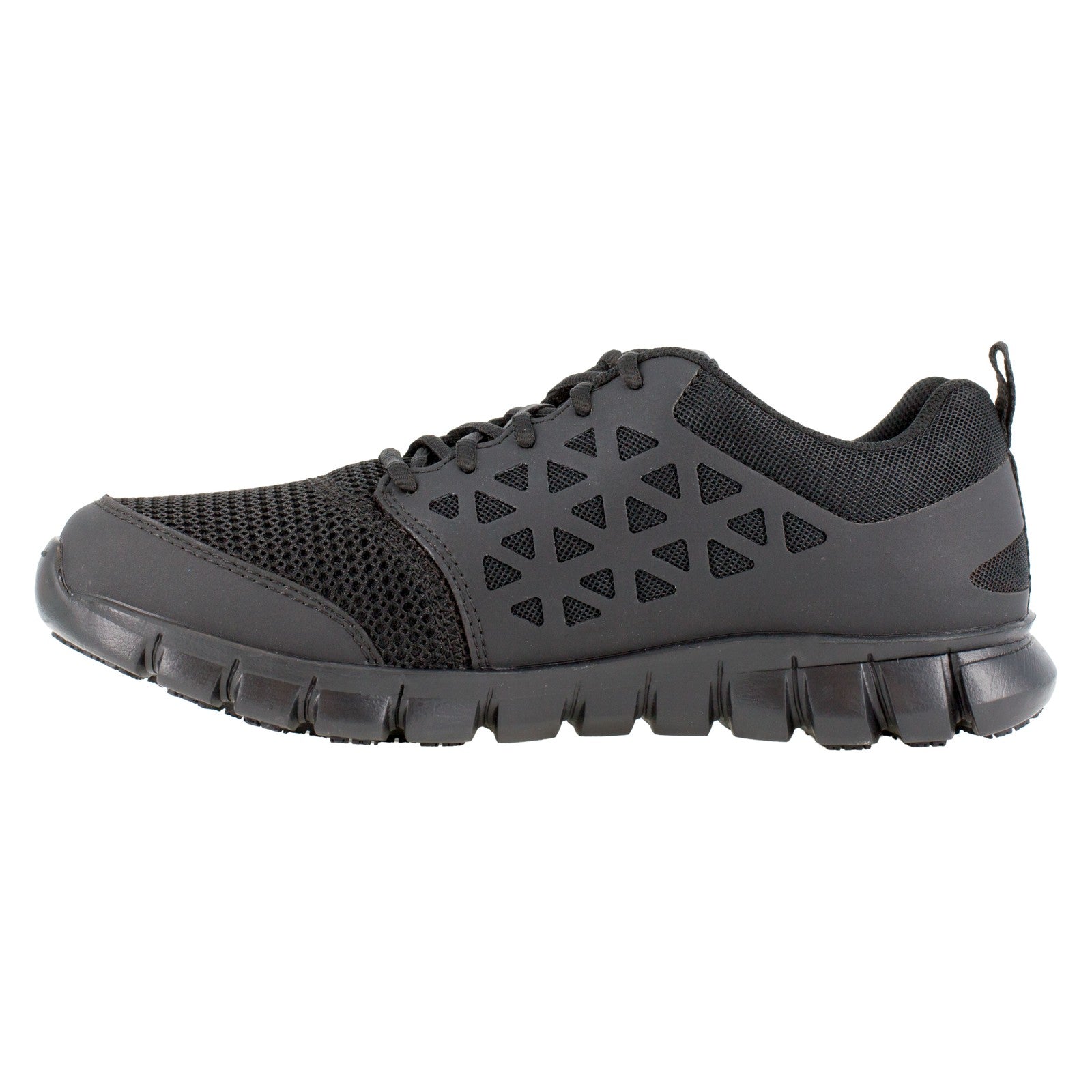 Reebok Women's RB435 Black Sublite Cushion Work Soft Toe Athletic - Black - view 04