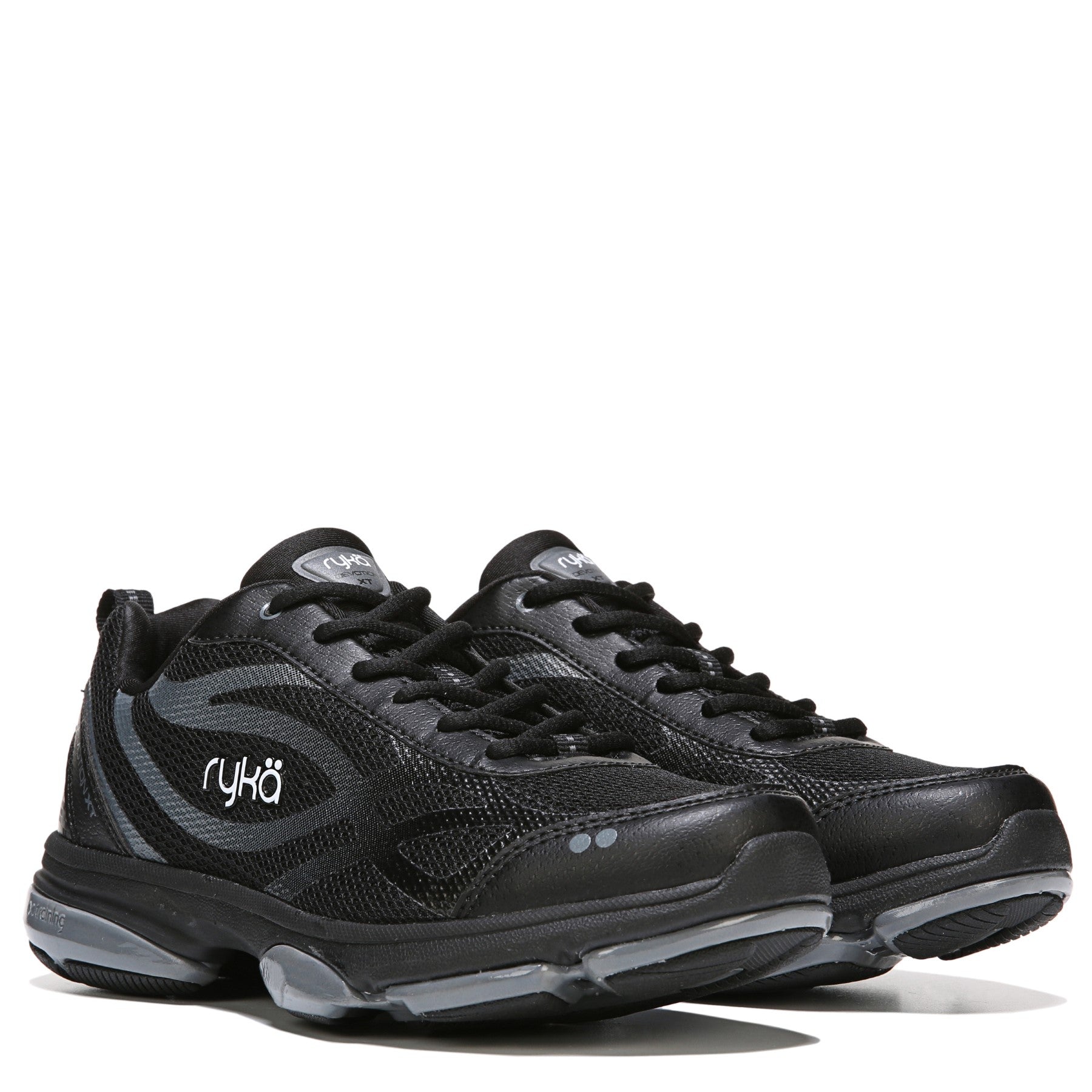 Ryka Devotion Xt Women's Athletic Training Sneaker - Black / Meteorite / White - Pair