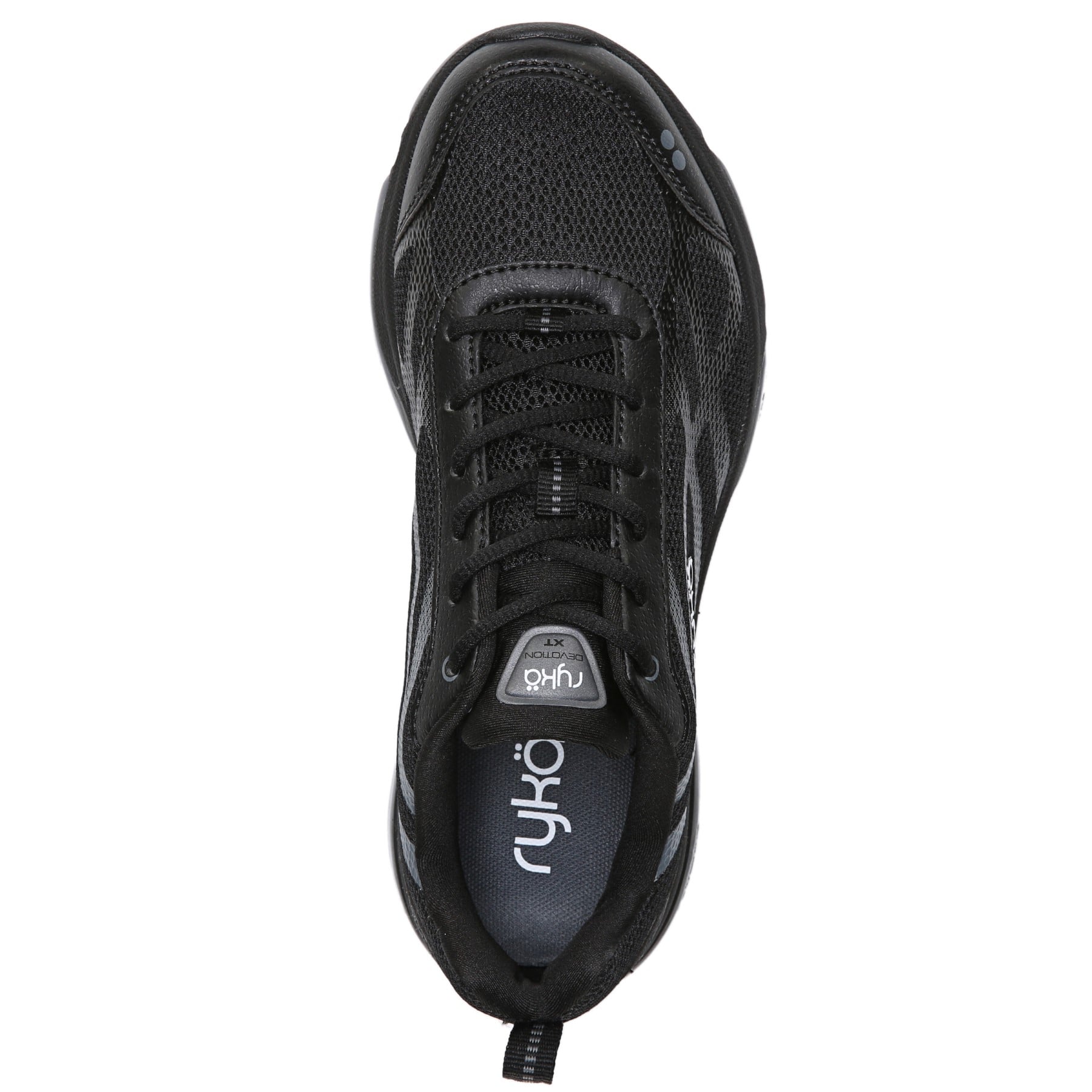 Ryka Devotion Xt Women's Athletic Training Sneaker - Black / Meteorite / White - Top