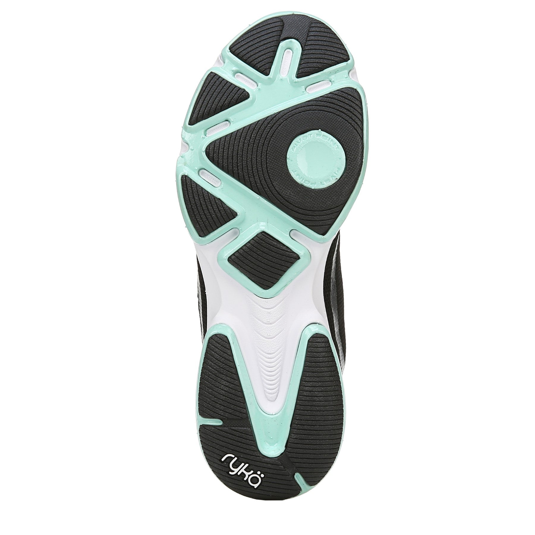 Ryka Devotion Xt Women's Athletic Training Sneaker - Black / Mint - Bottom