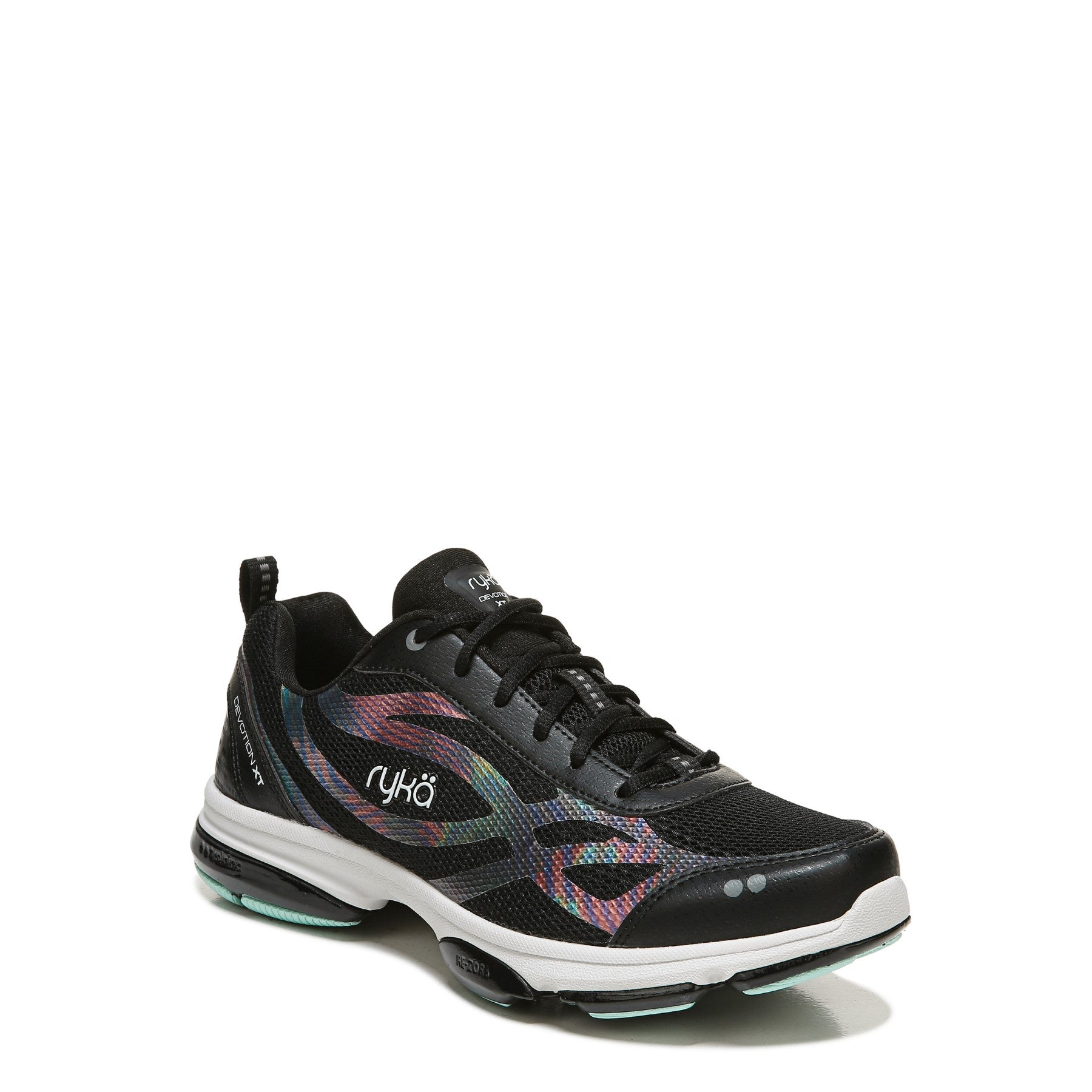 Ryka Devotion Xt Women's Athletic Training Sneaker - Black - Angle main