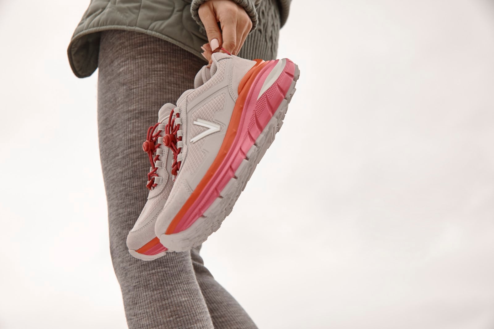 Vionic Walk Max Sie womens Oxford/Lace Up Sneaker - Soft Oyster/Viva Mag - 0153-med
