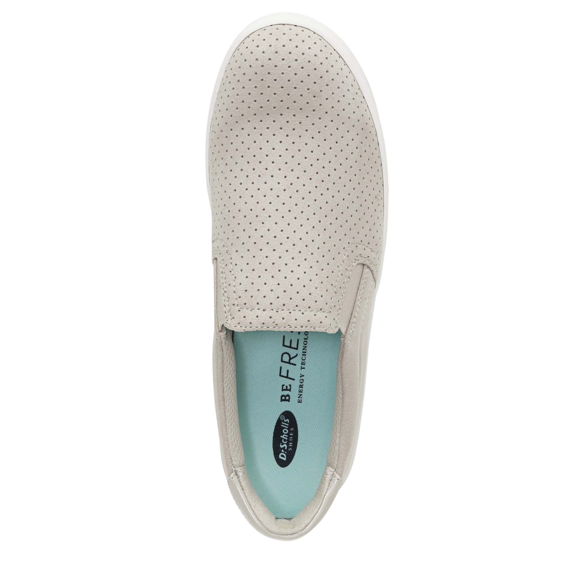Dr. Scholl's Madison Women's Comfort Slip-on Sneaker - Greige Fabric - Top