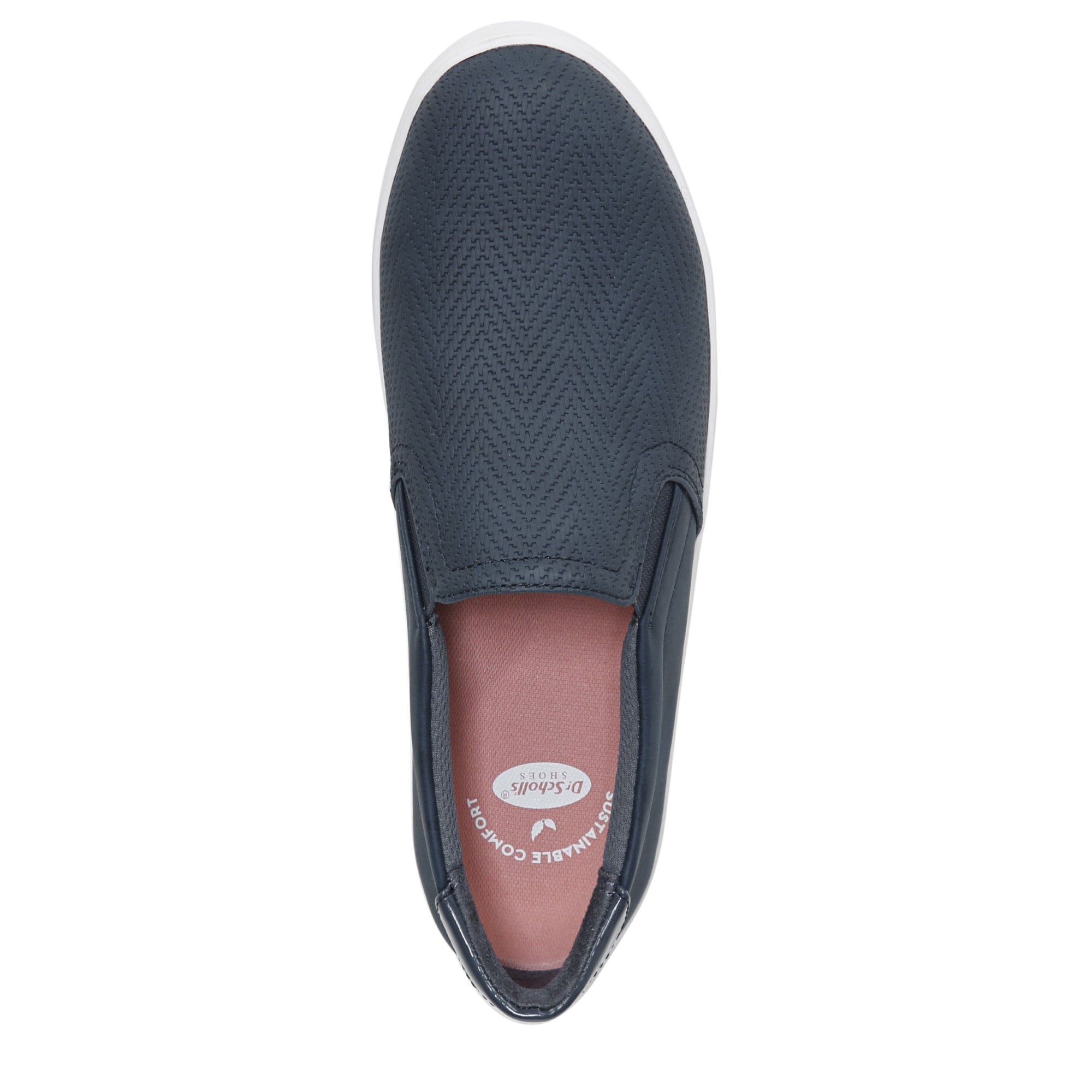 Dr. Scholl's Madison Women's Comfort Slip-on Sneaker - Navy Synthetic - Top