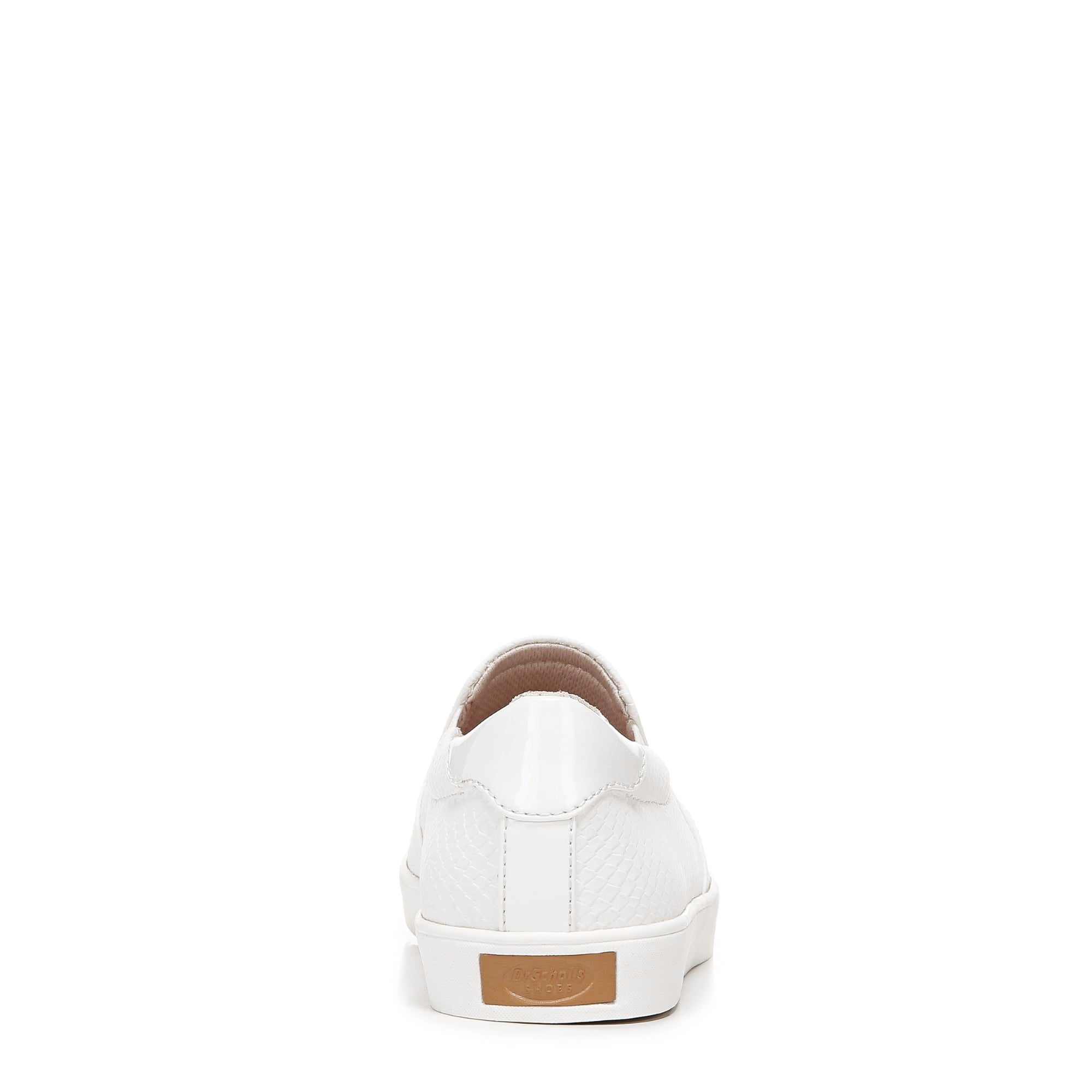 Dr. Scholl's Madison Women's Comfort Slip-on Sneaker - White Snake Synthetic - Back