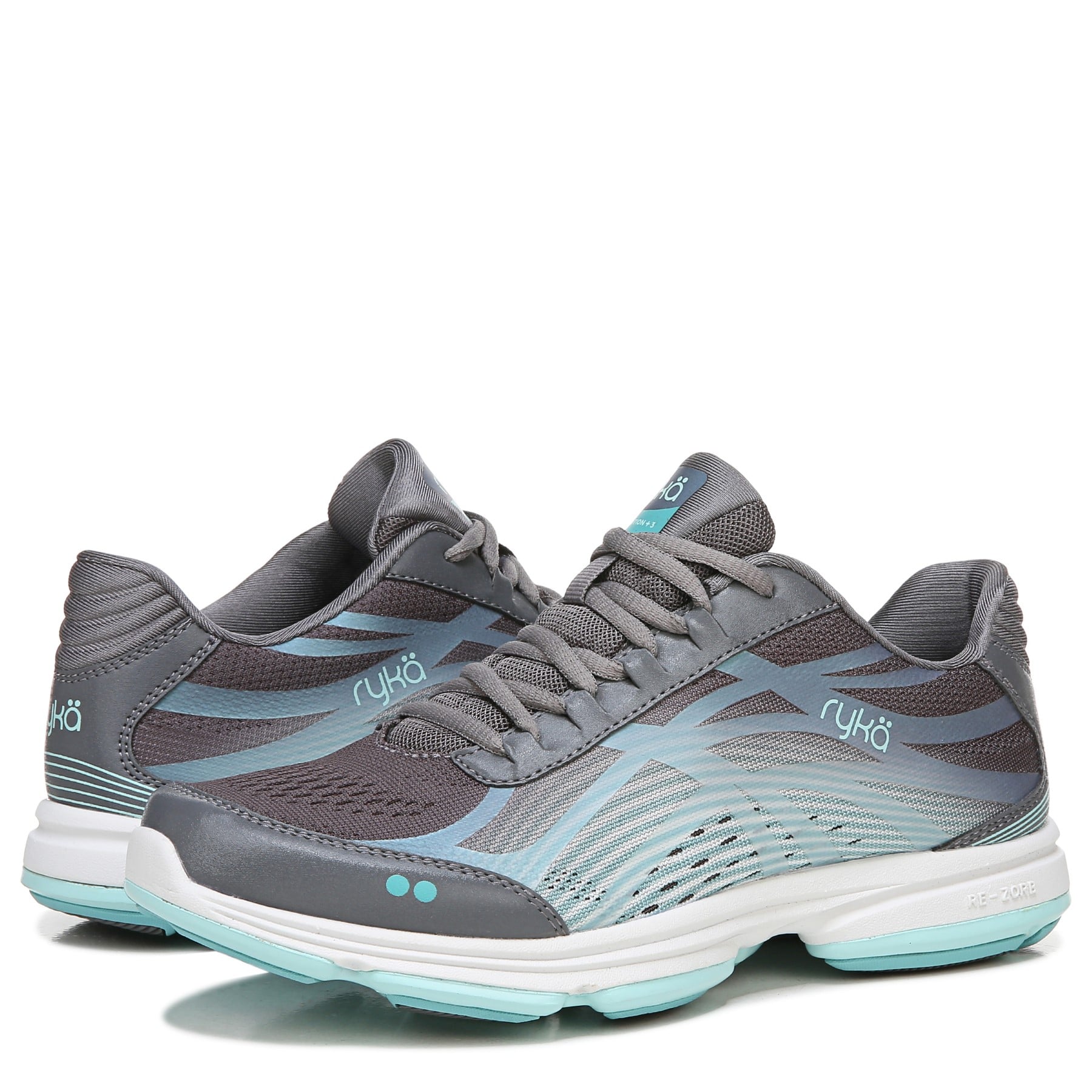 Ryka Devotion Plus 3 Women's Athletic Walking Sneaker - Quiet Grey - pair left angle