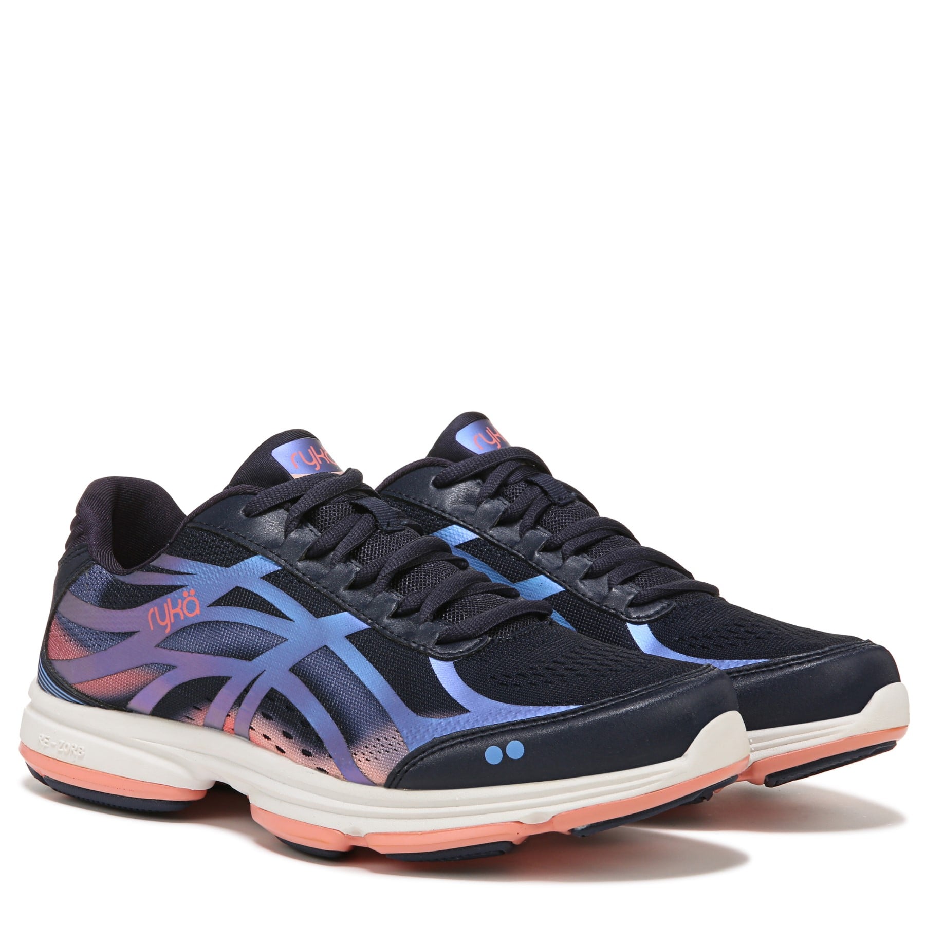 Ryka Devotion Plus 3 Women's Athletic Walking Sneaker - Navy Blazer - Pair