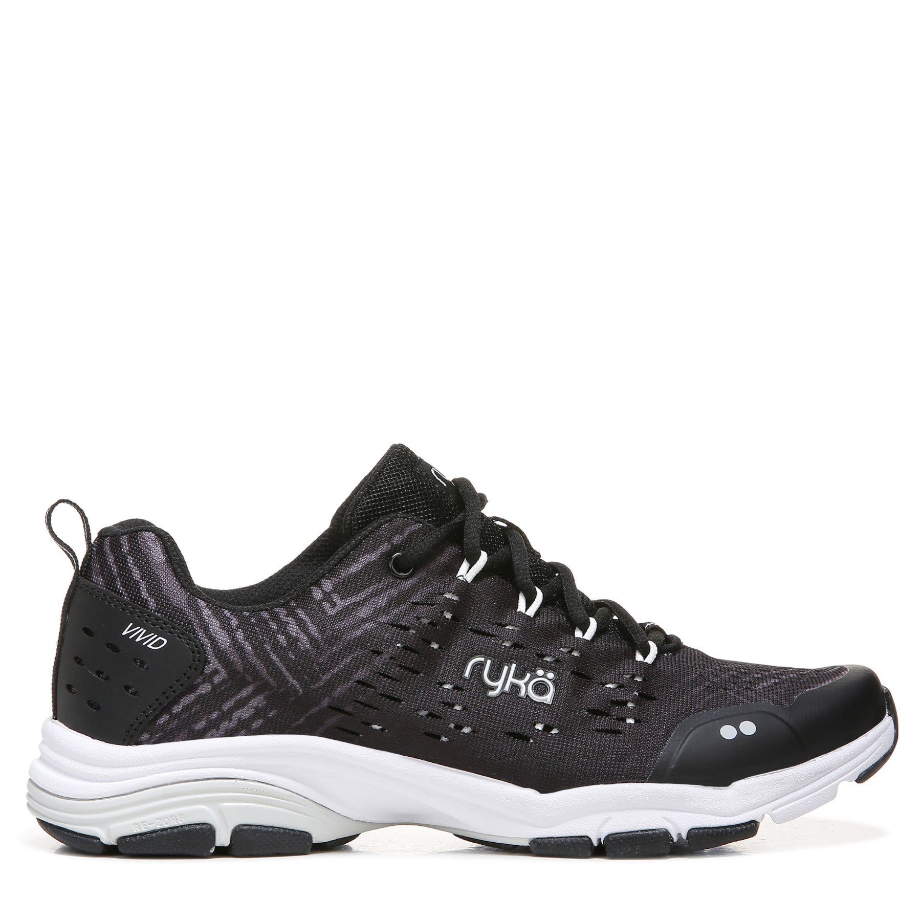 Ryka Vivid Rzx Women's Athletic Training Sneaker - Black - Right side