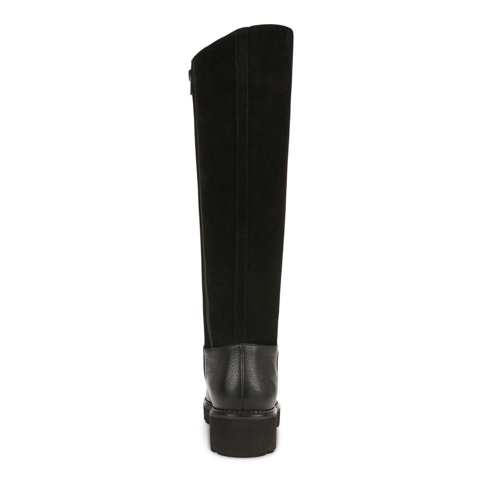 Vionic Fallbrook Women's High Shaft Boot - Black Wide Calf - Back