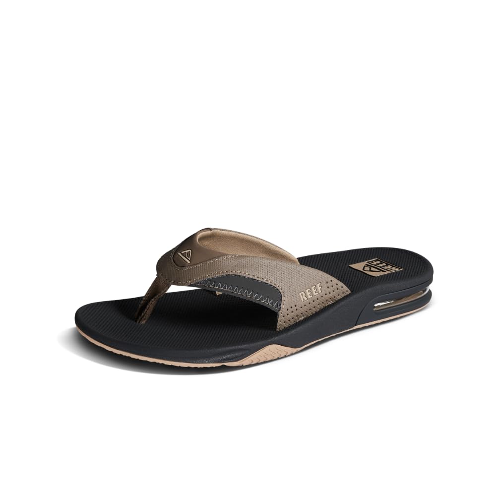 Reef Fanning Men's Comfort Beach Sandals - Fossil/Raven